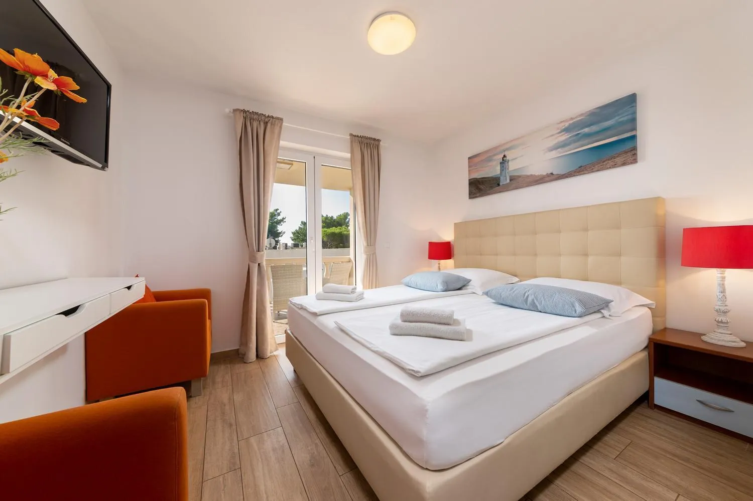 Bed in Villa Mediterranea