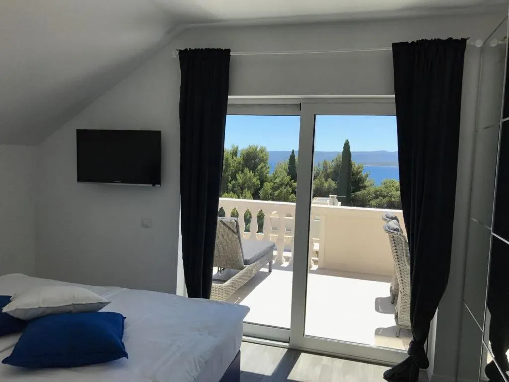 Balcony/Terrace, Bed in Villa Mediterranea