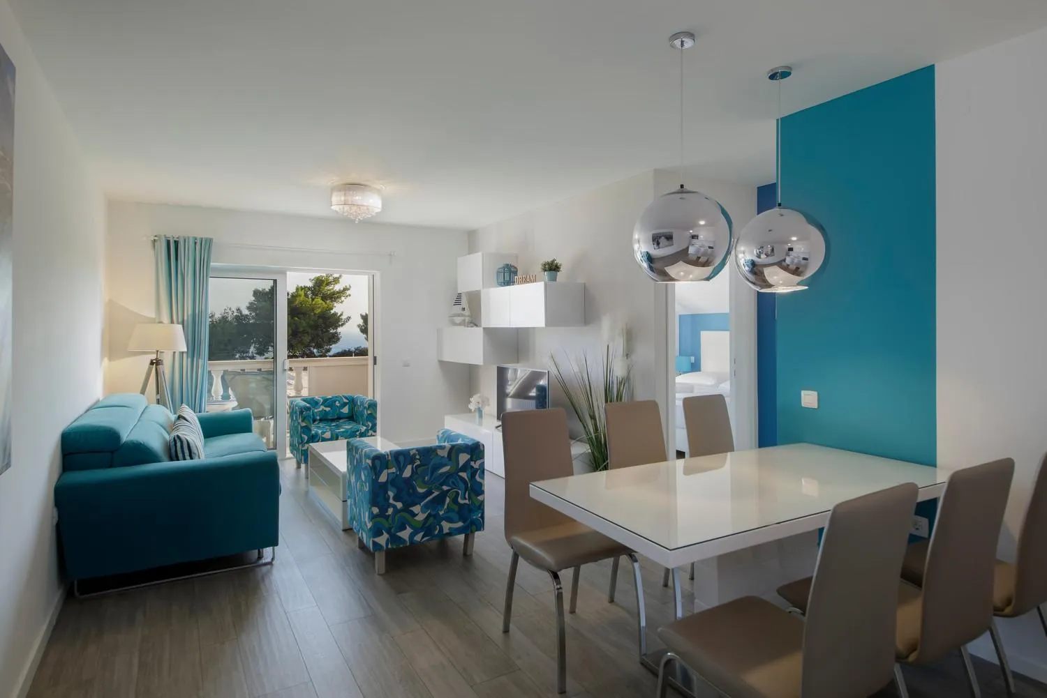 Living room in Villa Mediterranea