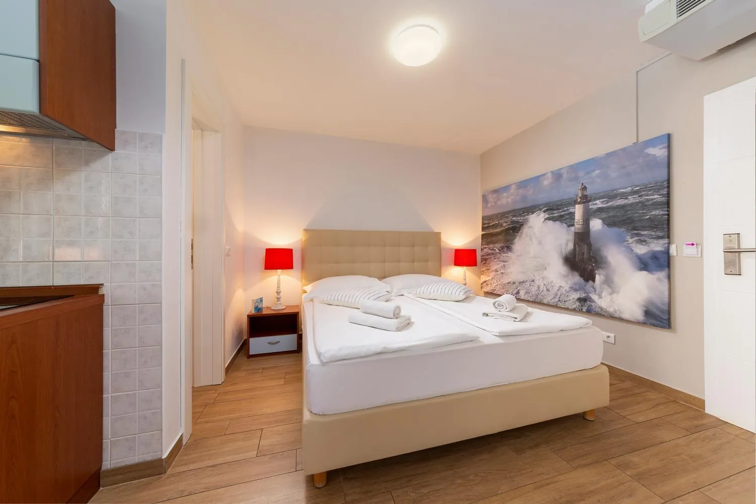 Bed in Villa Mediterranea