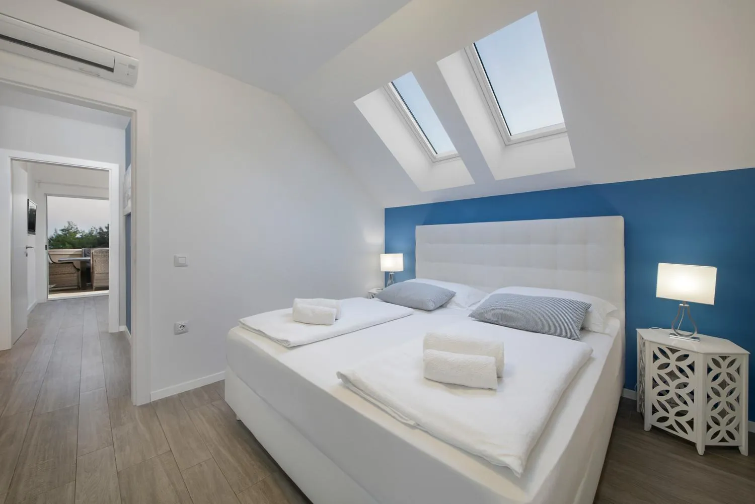 Bed in Villa Mediterranea