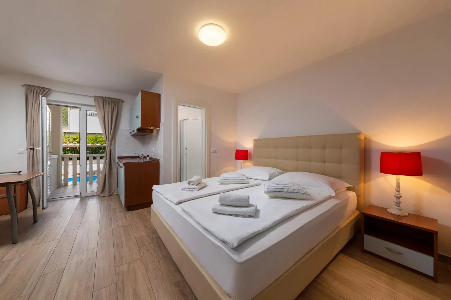 Bed in Villa Mediterranea