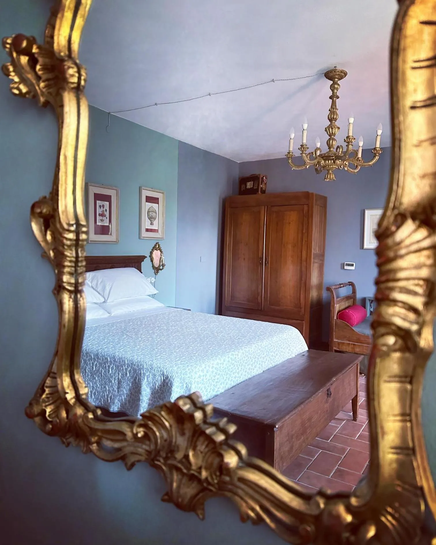 Bed in B&B Podere Merlo