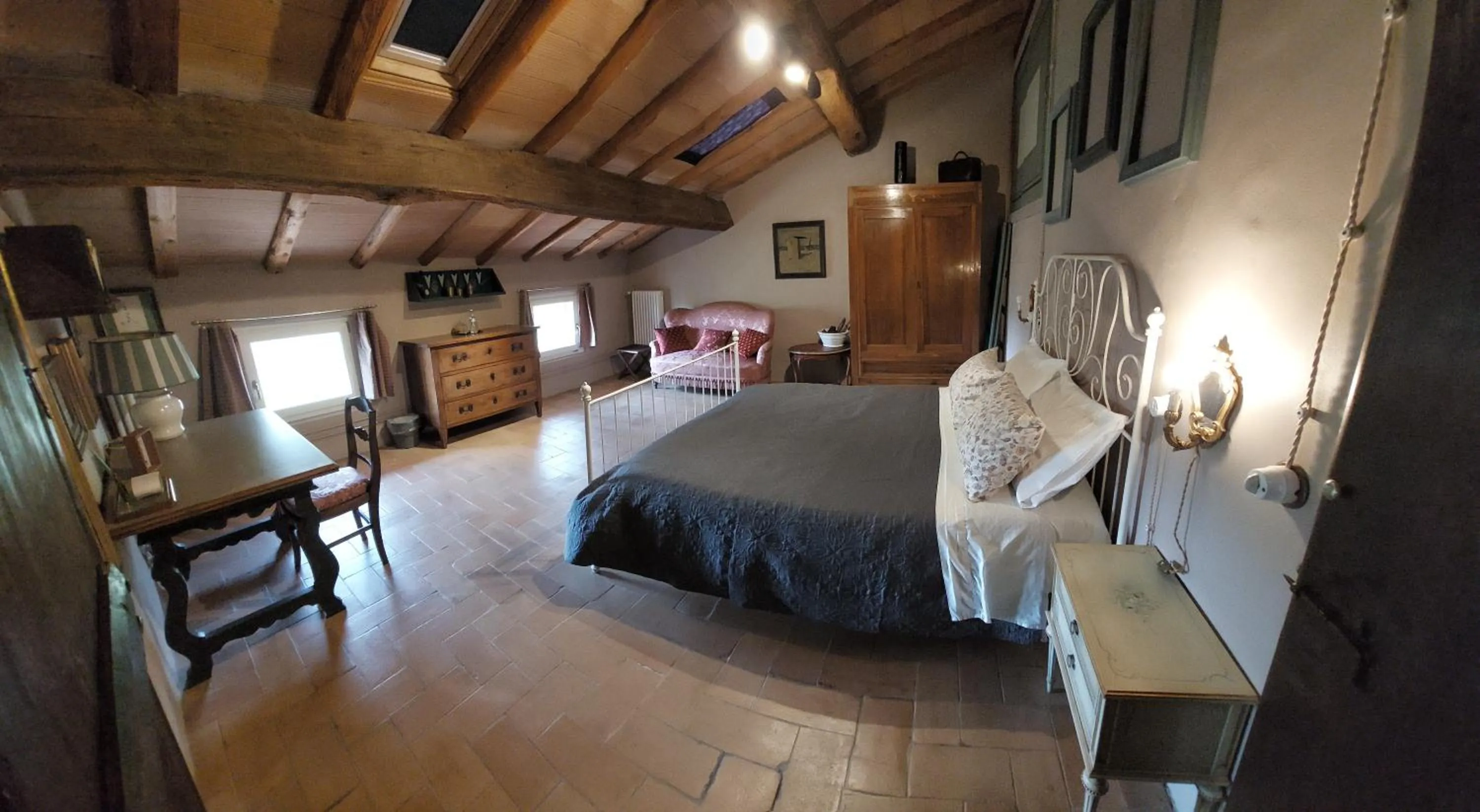 Bedroom, Bed in B&B Podere Merlo