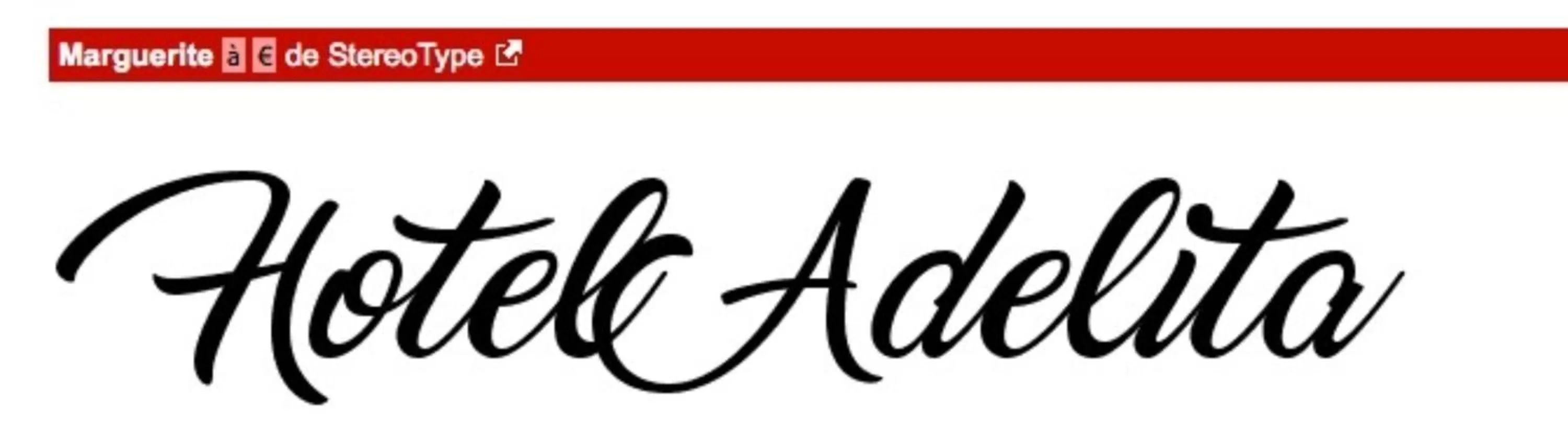 Logo/Certificate/Sign in Hotel Adelita