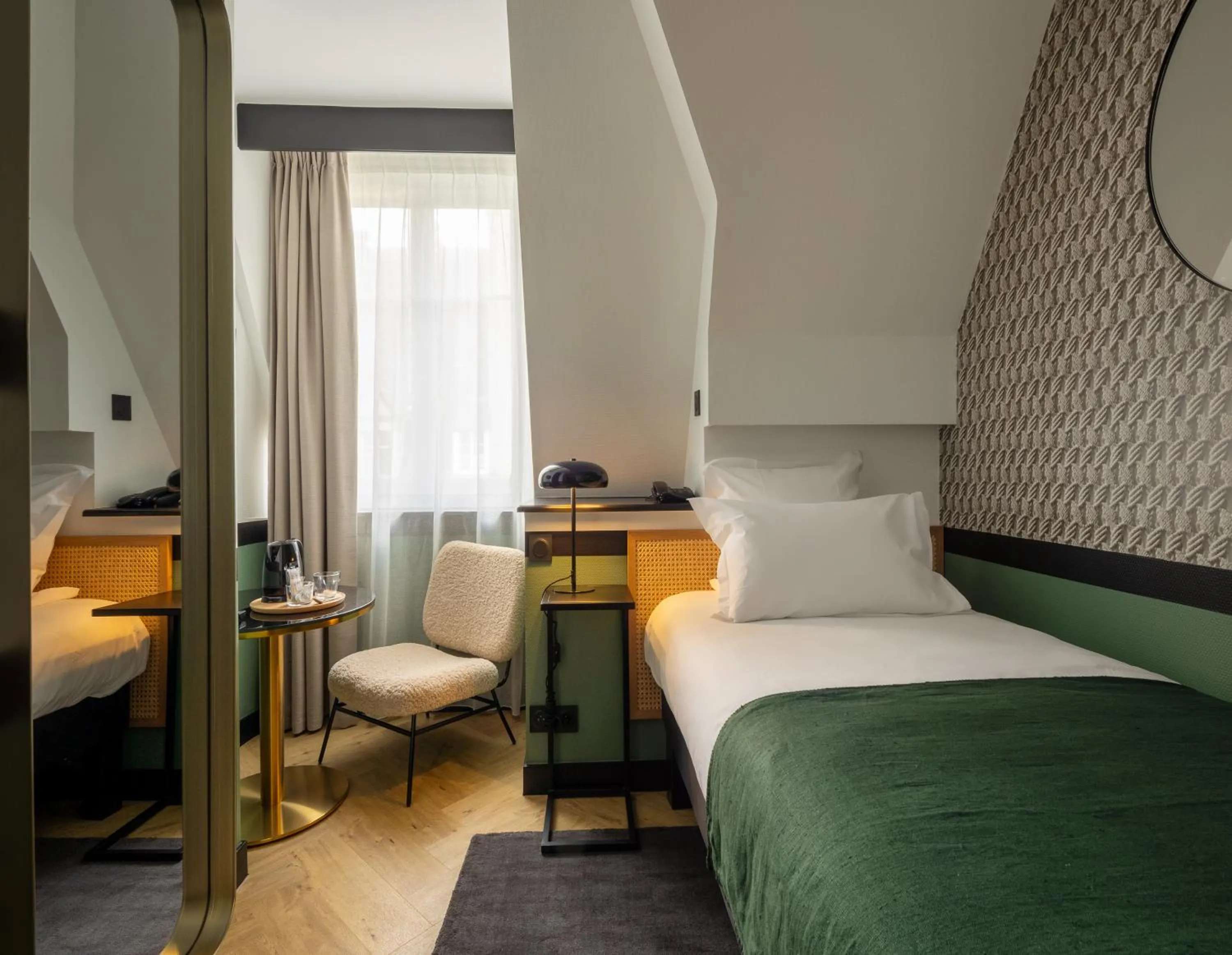 Photo of the whole room, Bed in Hôtel Bristol Union Intra Muros