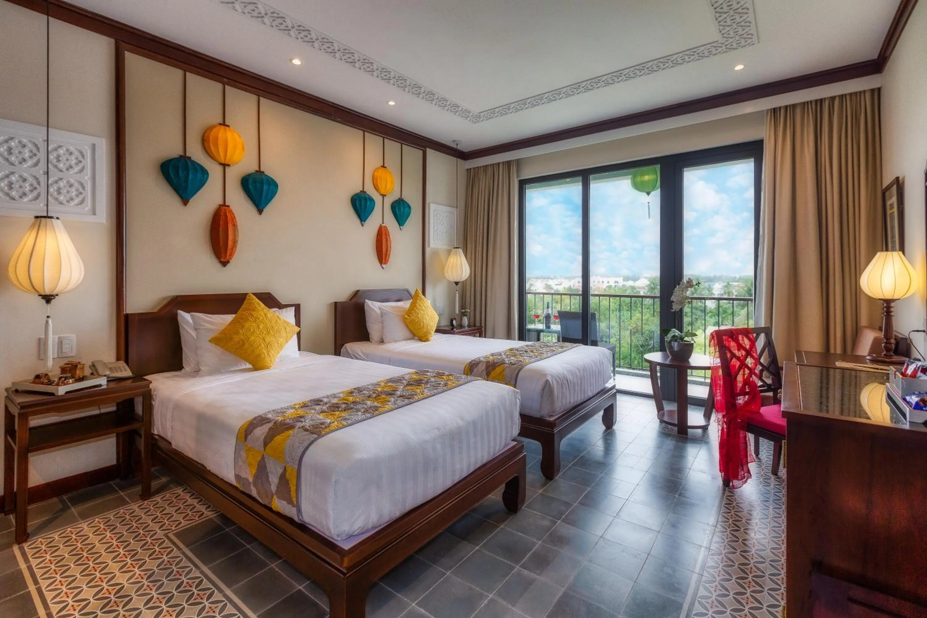 View (from property/room), Bed in Cozy Savvy Hoi An - The Quintessence of Exquisite Retreat