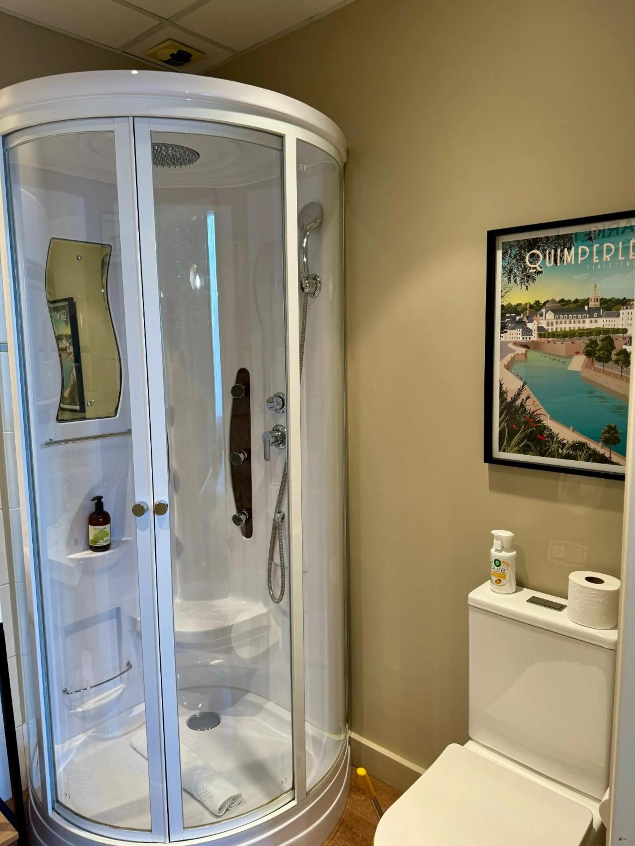 Shower in Hôtel Vintage