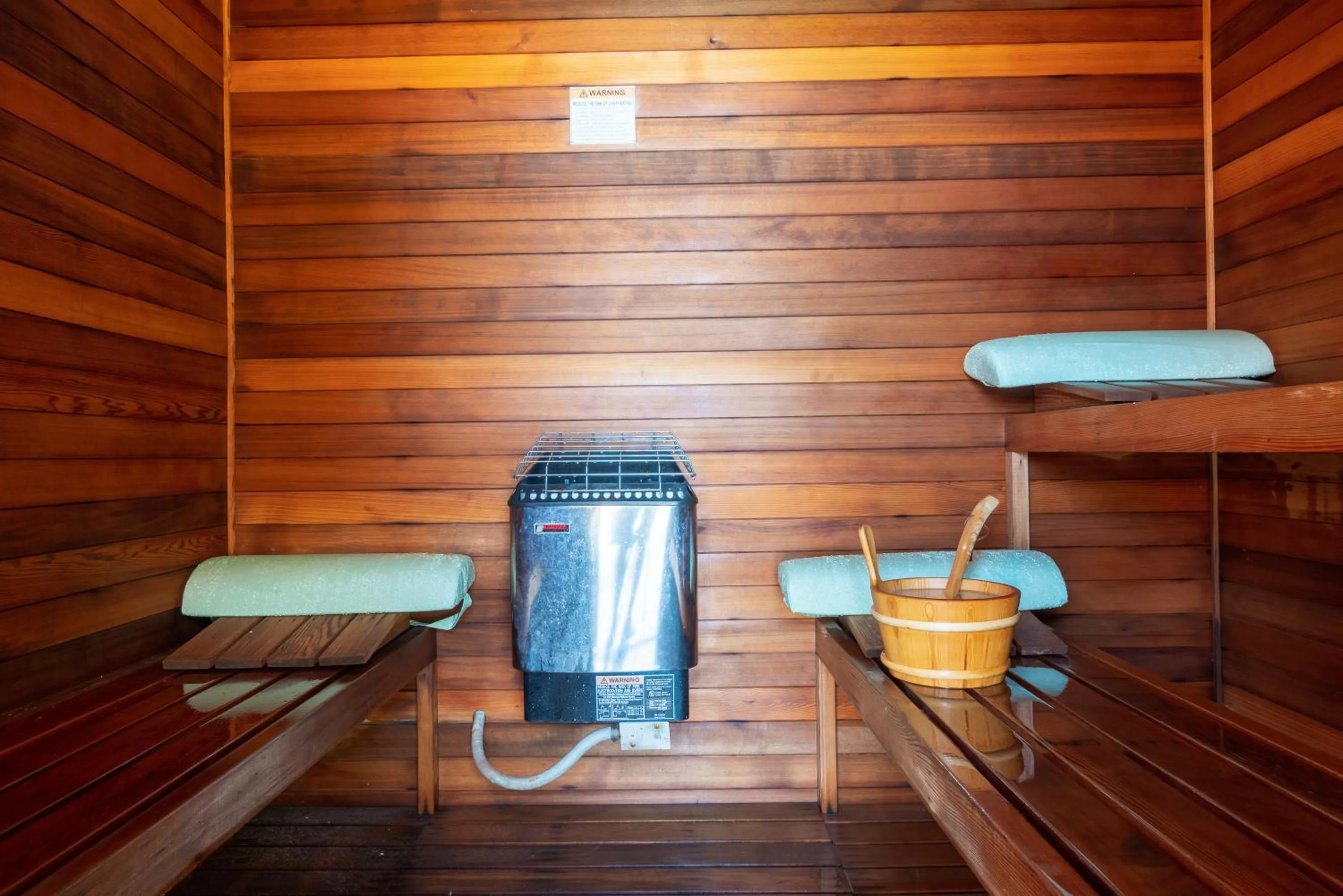 Sauna in Noahs Hideaway Luxury B&B