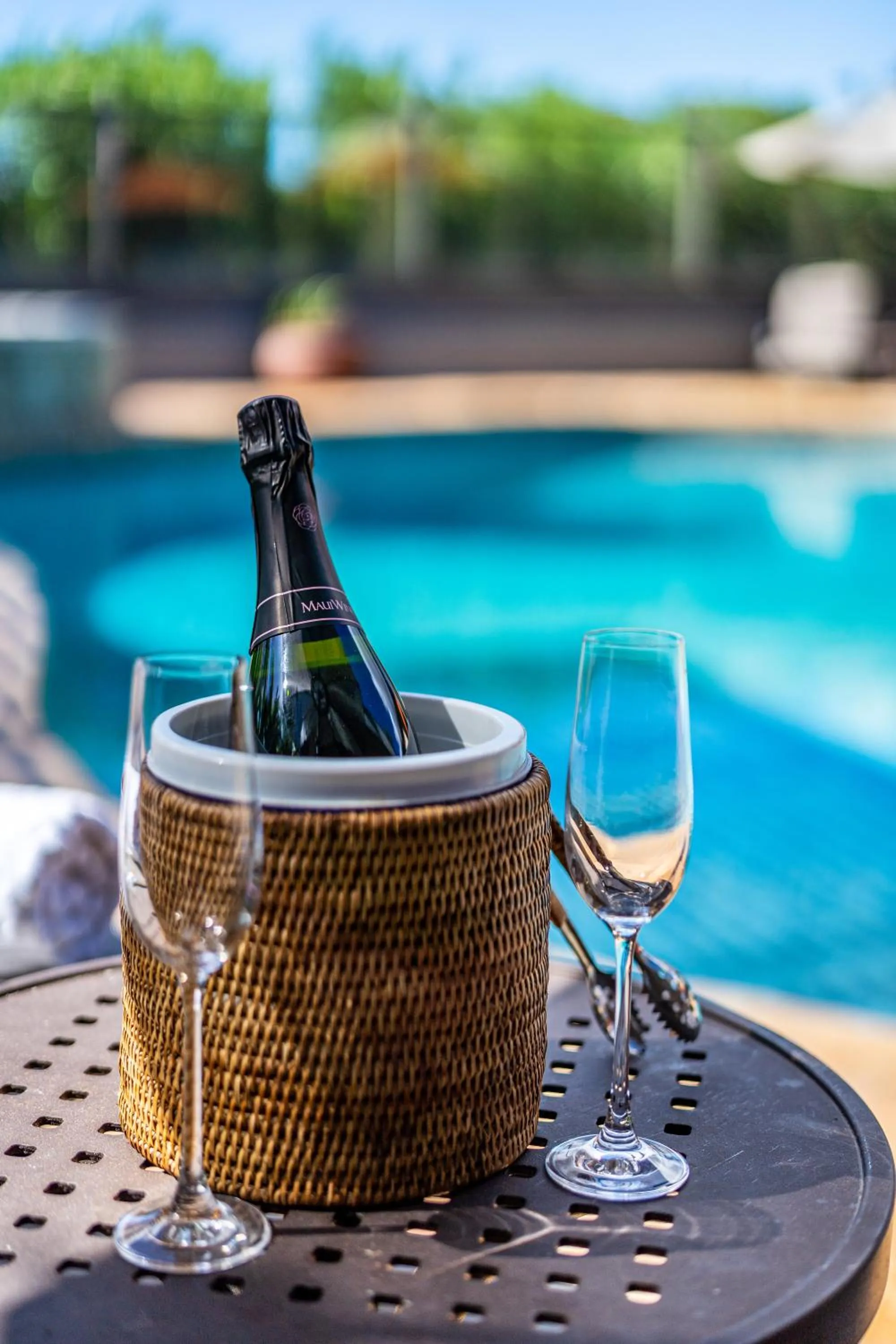 Swimming pool in Noahs Hideaway Luxury B&B