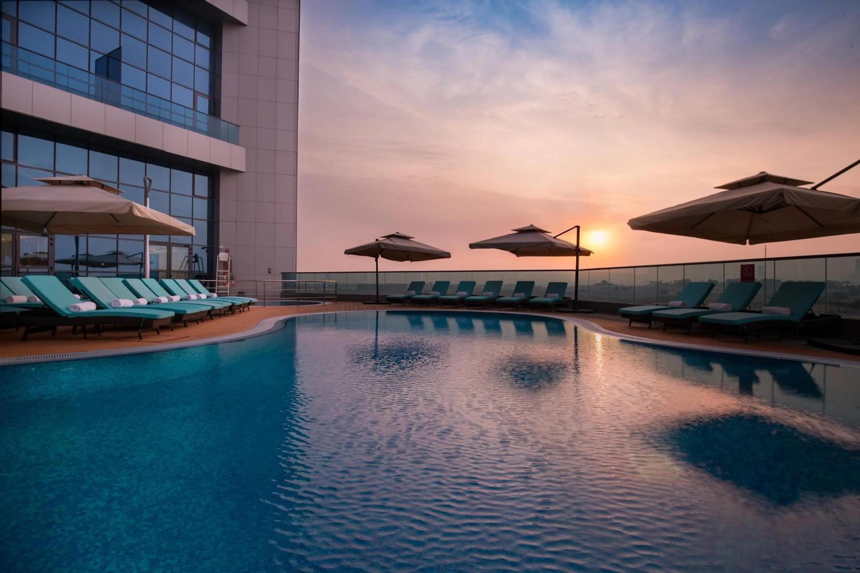 Swimming pool in Millennium Place Barsha Heights Hotel Apartments