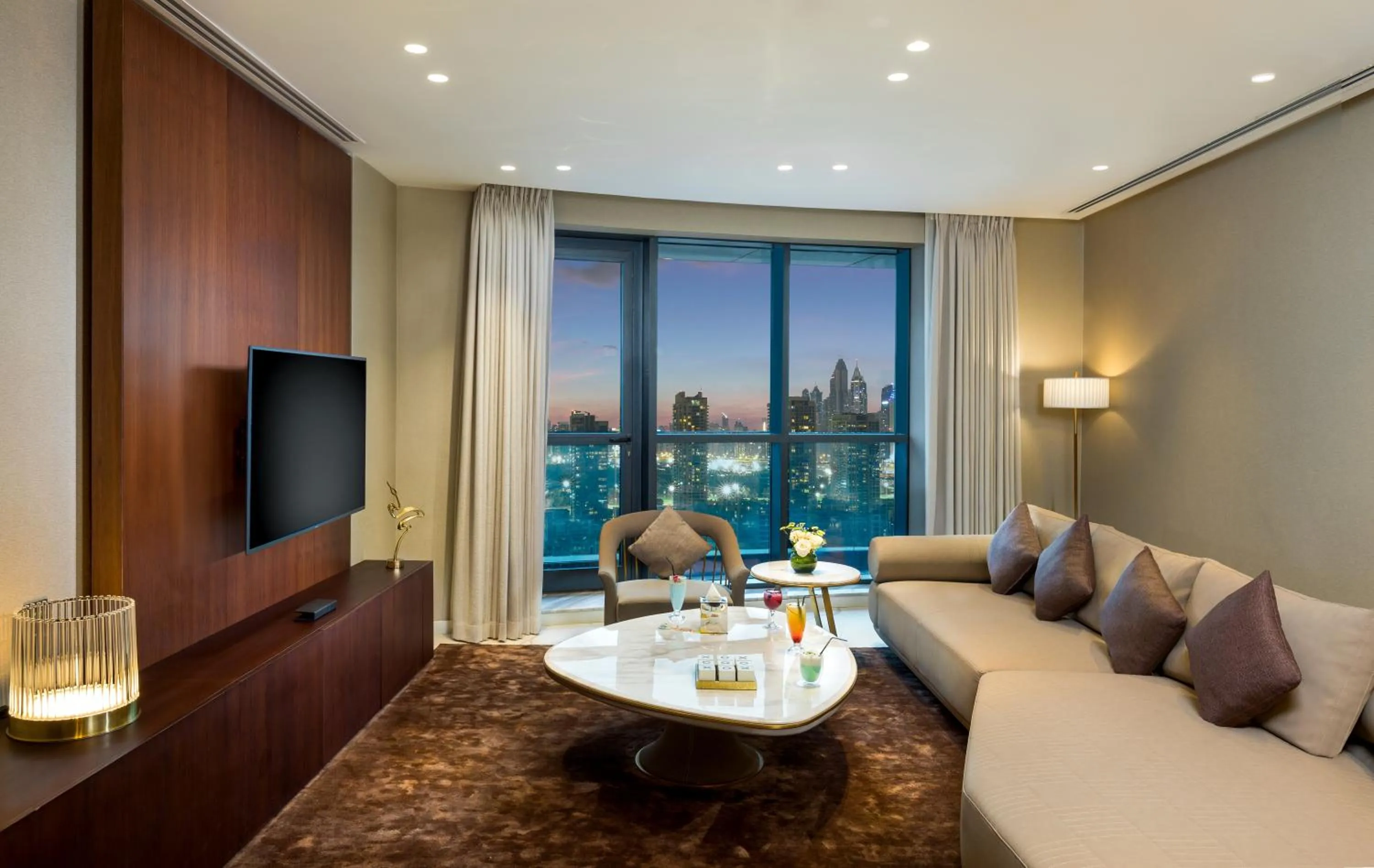 Living room in Millennium Place Barsha Heights Hotel Apartments