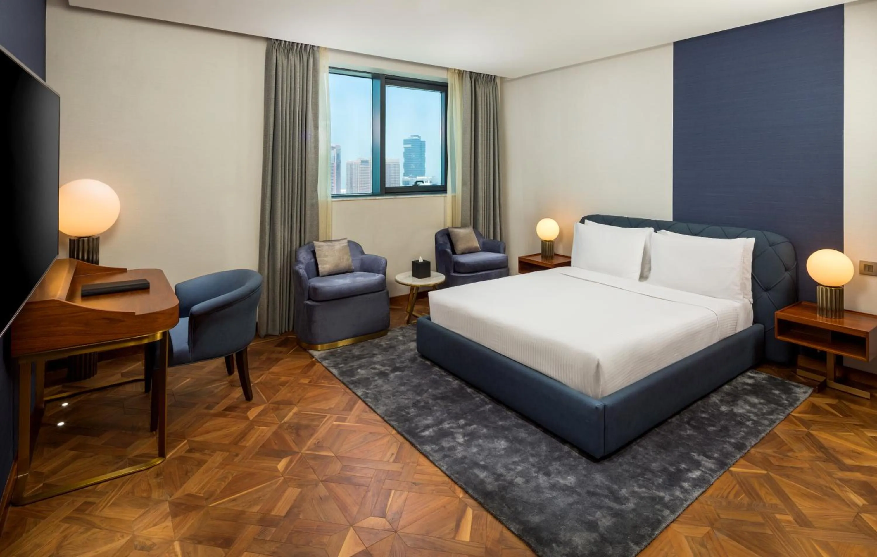 Bedroom, Bed in Millennium Place Barsha Heights Hotel Apartments