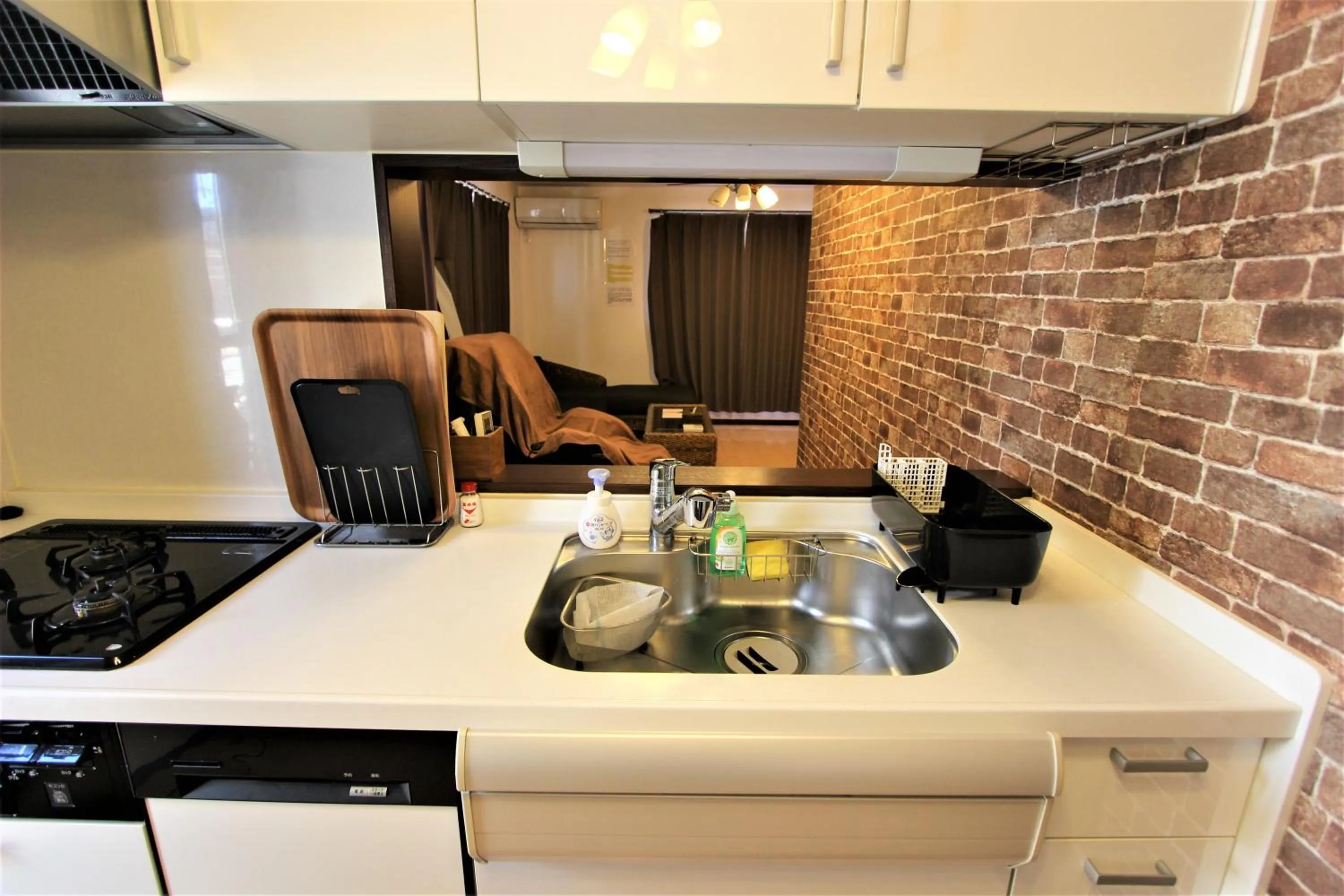 Kitchen or kitchenette in Hotel EL Shinjuku 1 free parking