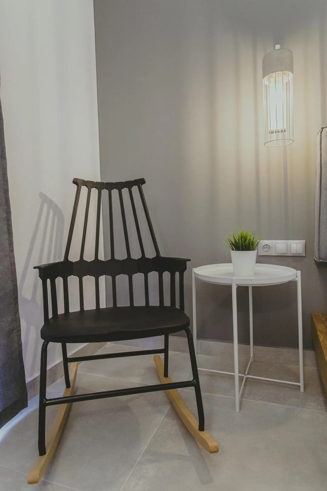 Seating area in Hotel Papagalos