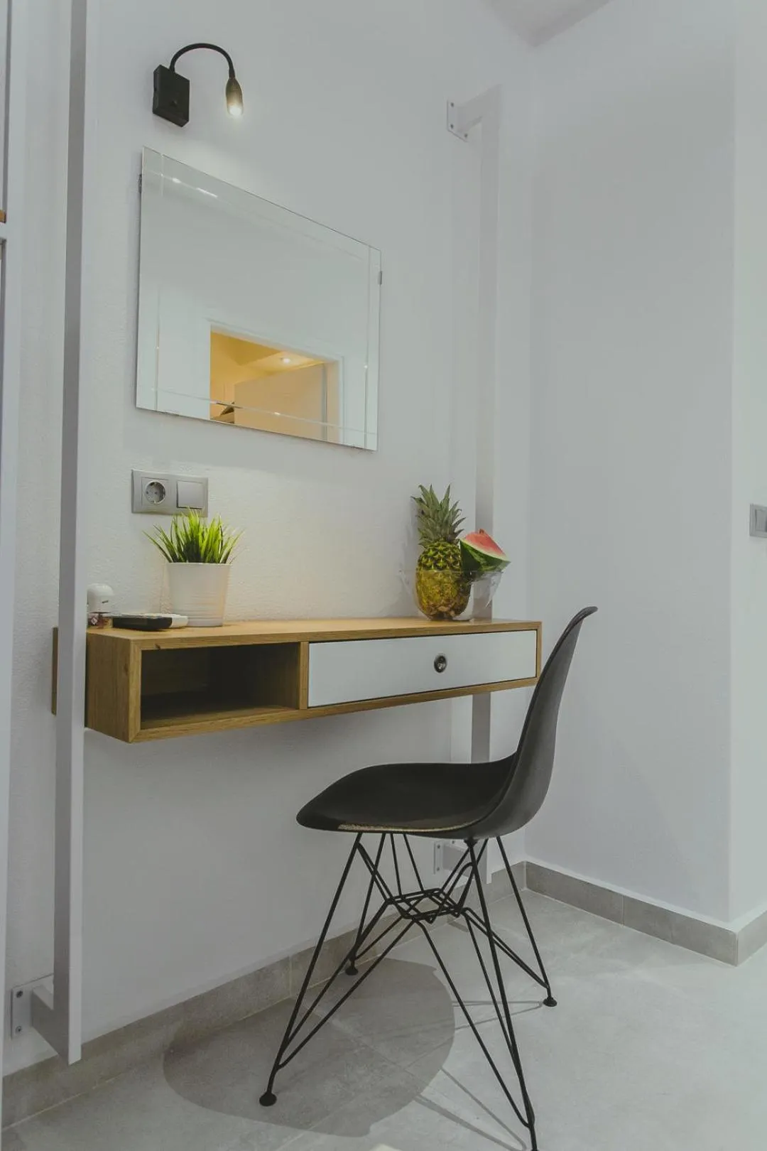 Seating area in Hotel Papagalos