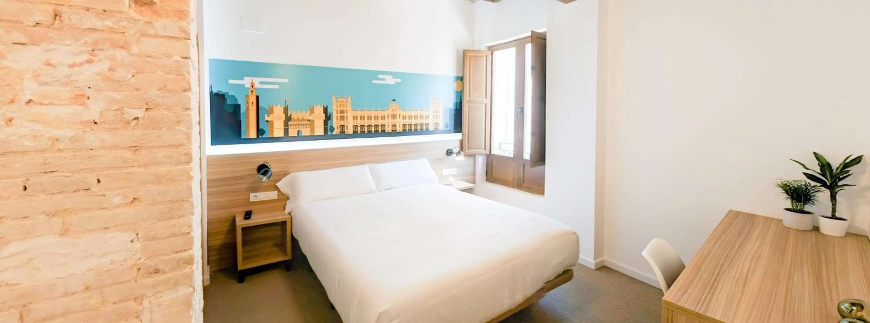 Bedroom, Bed in Original Domino House