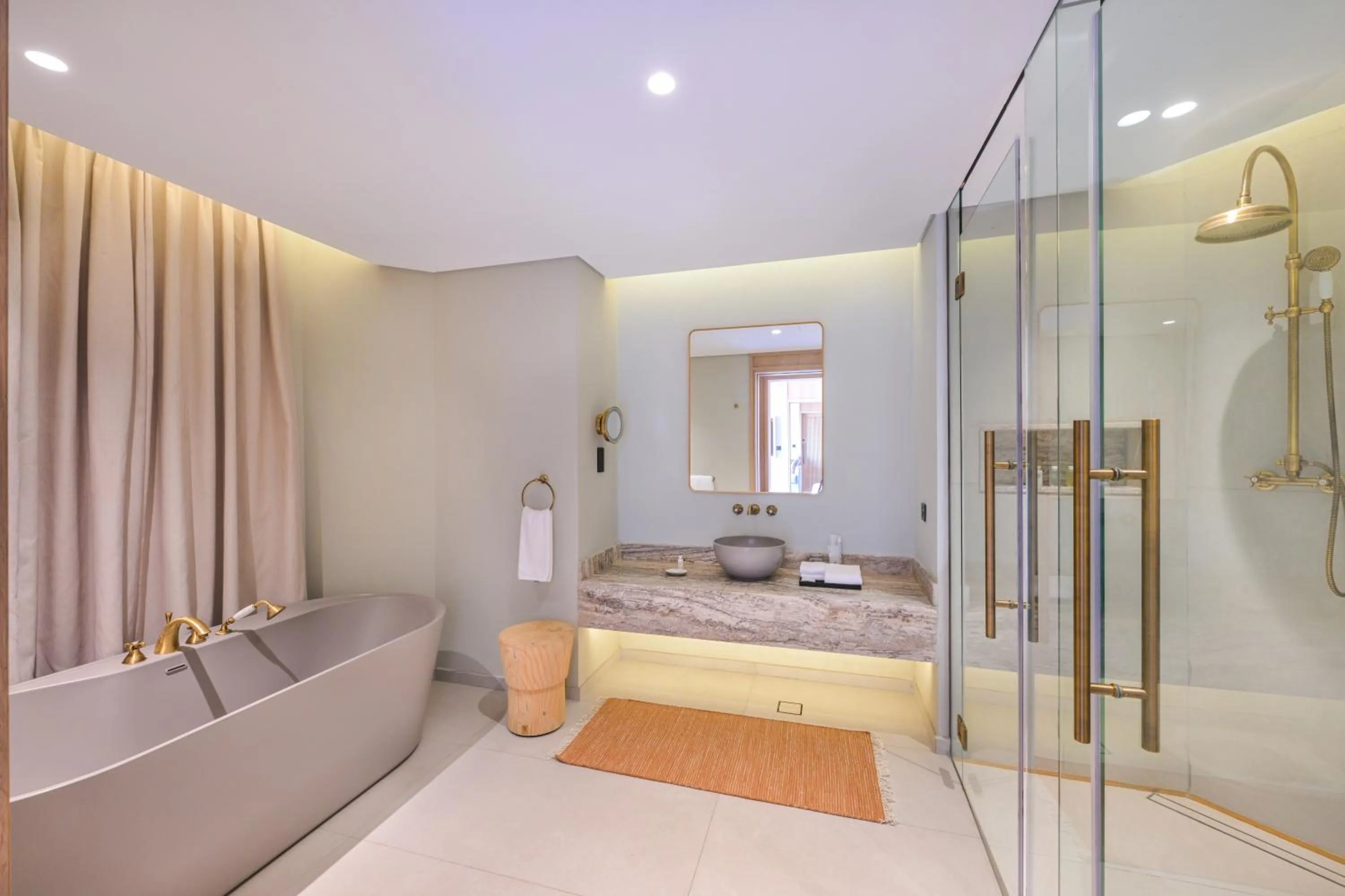 Shower in Al Badayer Retreat by Sharjah Collection