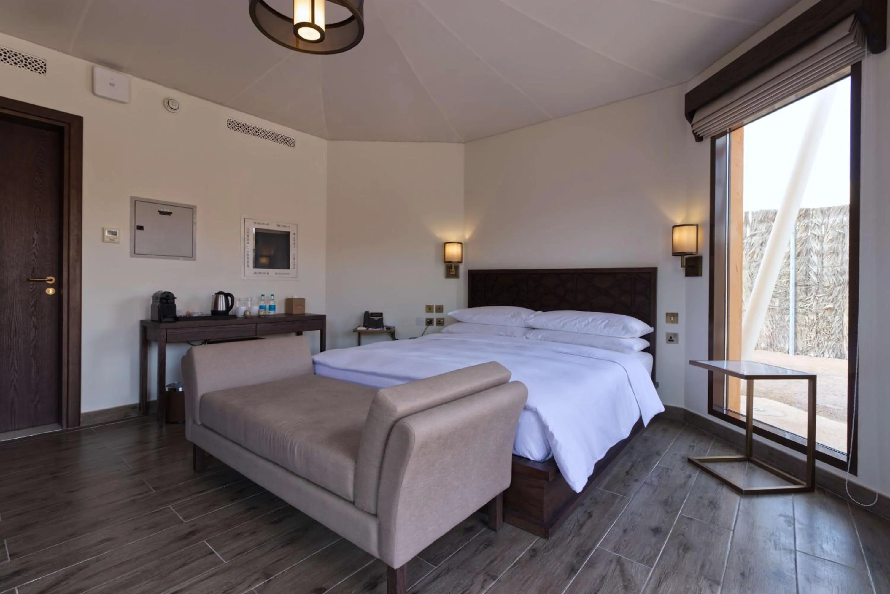 Bedroom, Bed in Al Badayer Retreat by Sharjah Collection