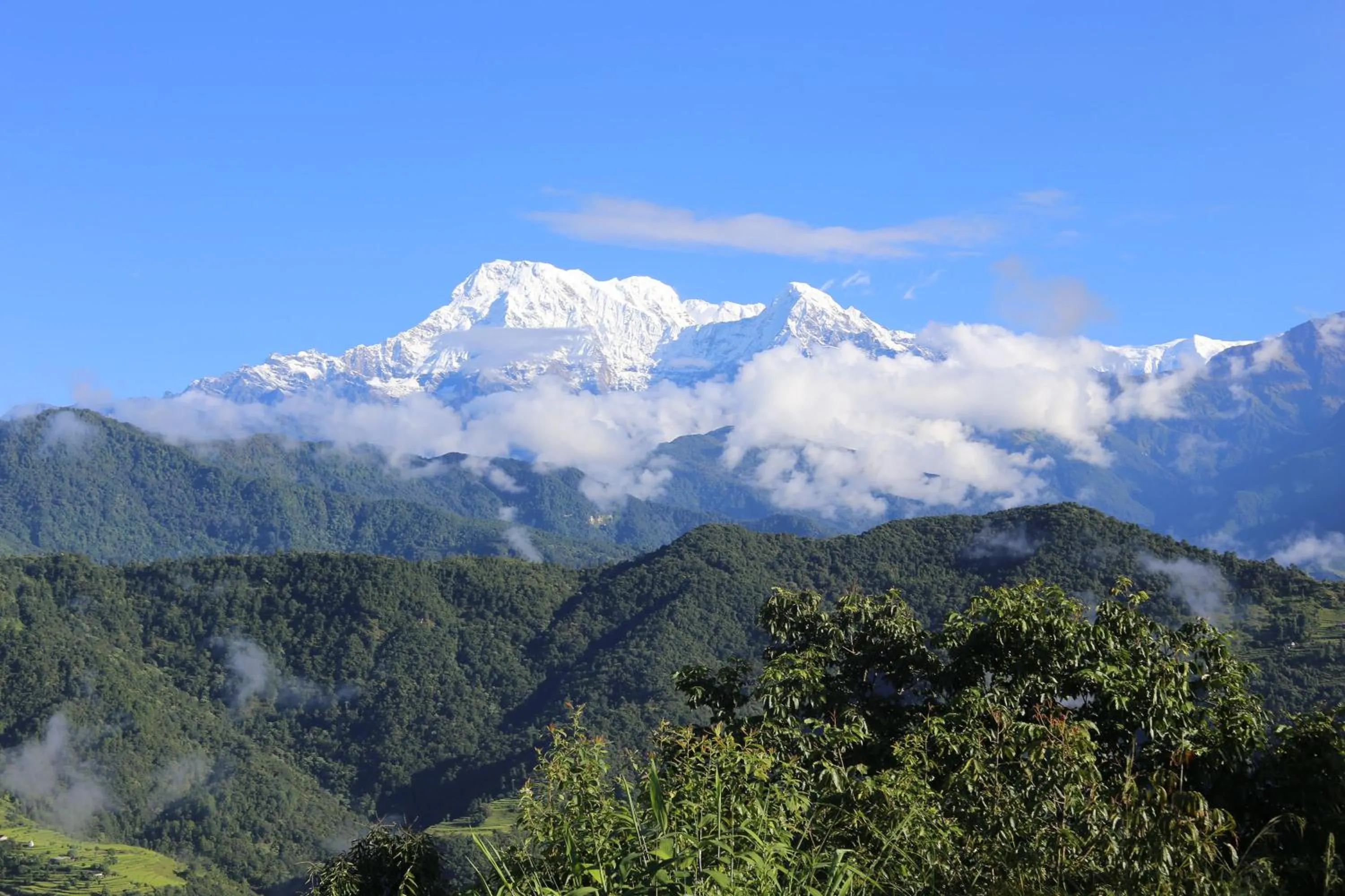 Mountain view in Himalayan Deurali Resort