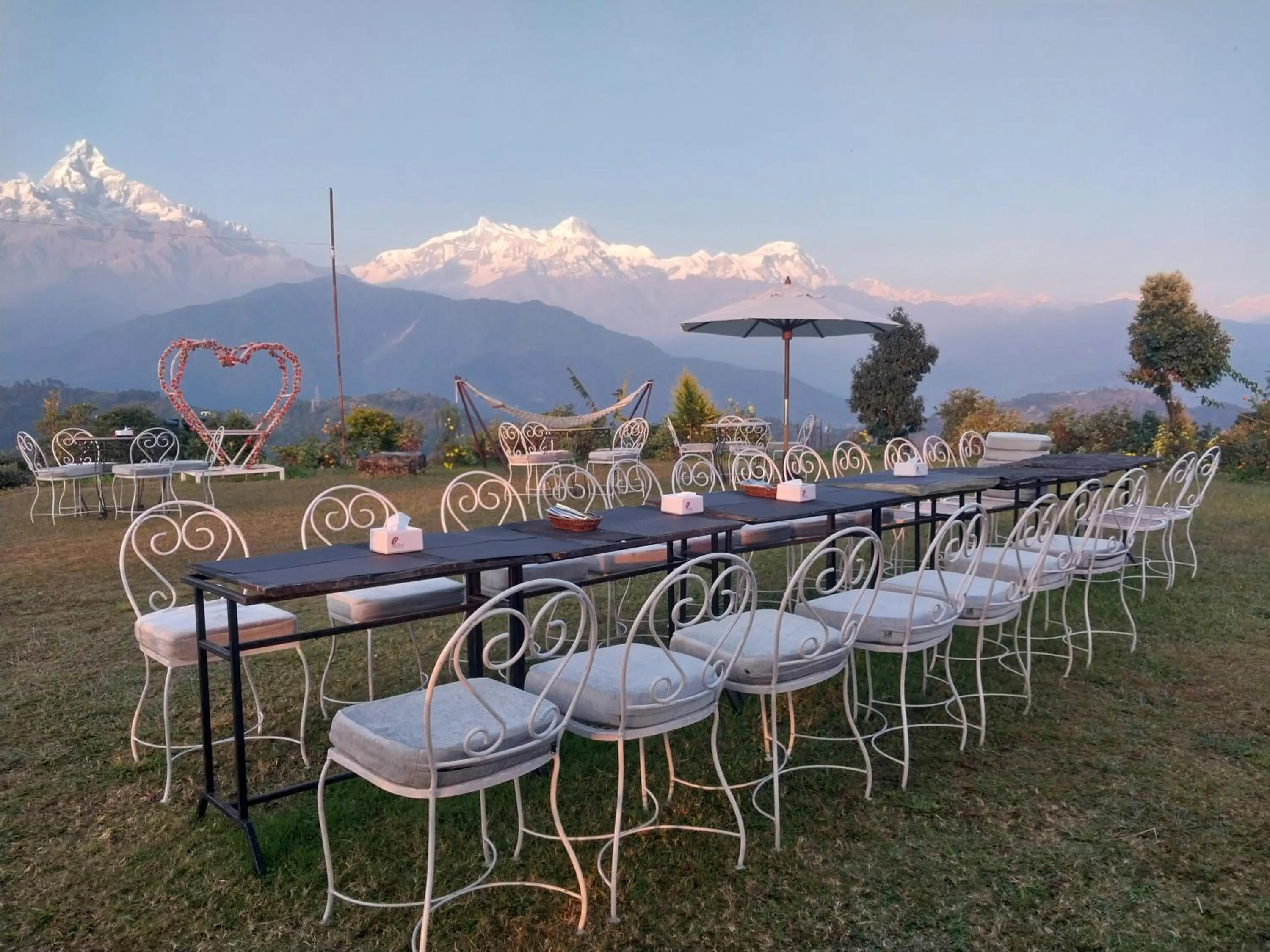 Mountain view in Himalayan Deurali Resort
