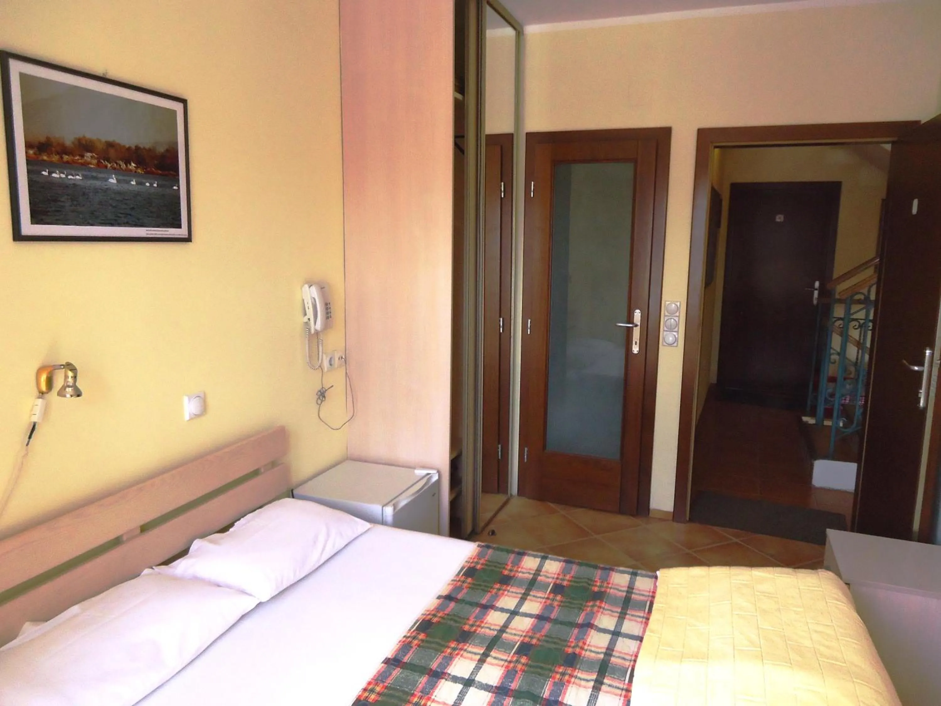 Photo of the whole room, Bed in Hotel Pelikan