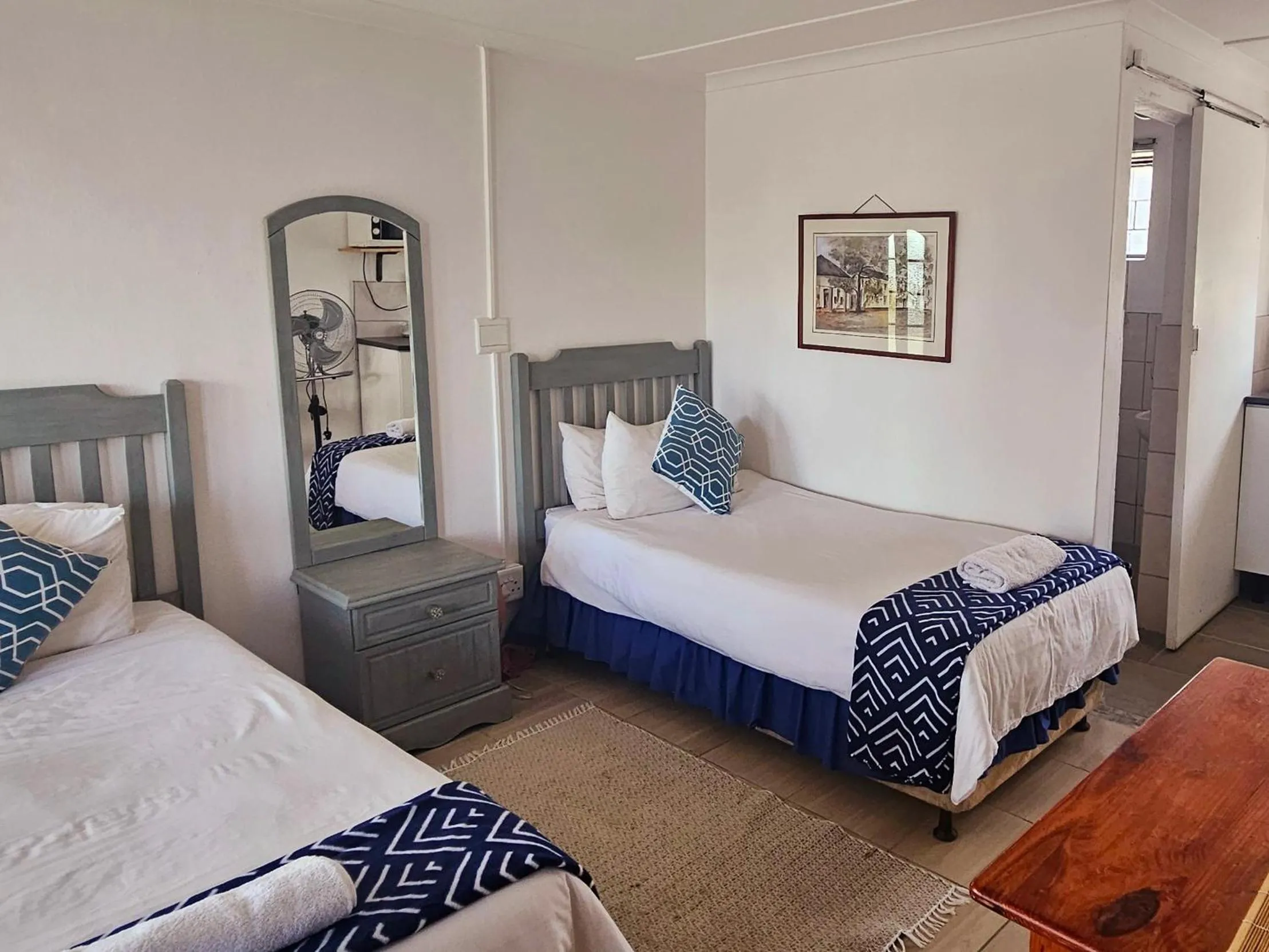 Bed in Kelkiewyn Guesthouse Caledon