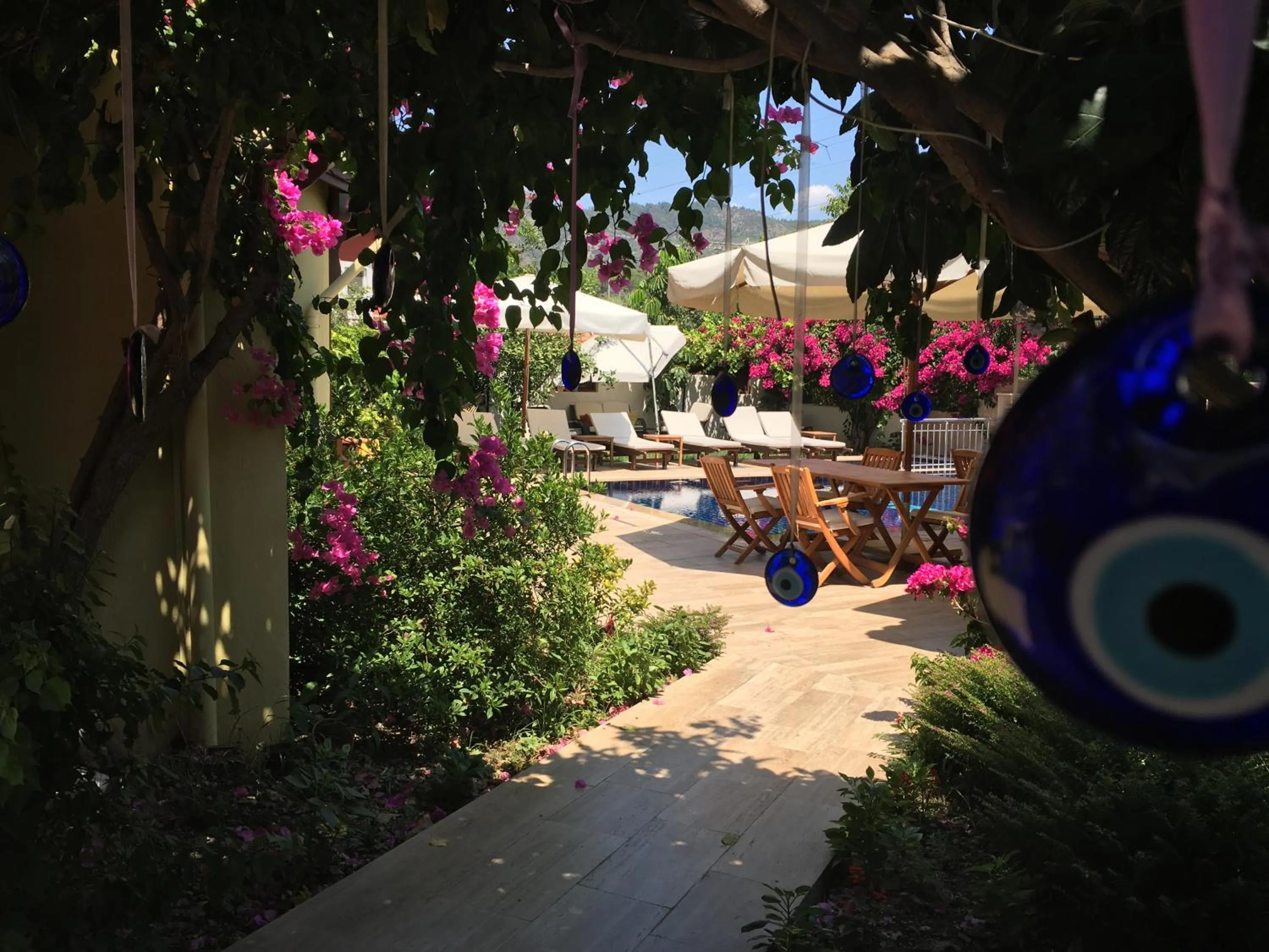 Decorative detail in Kybele Hotel Gocek