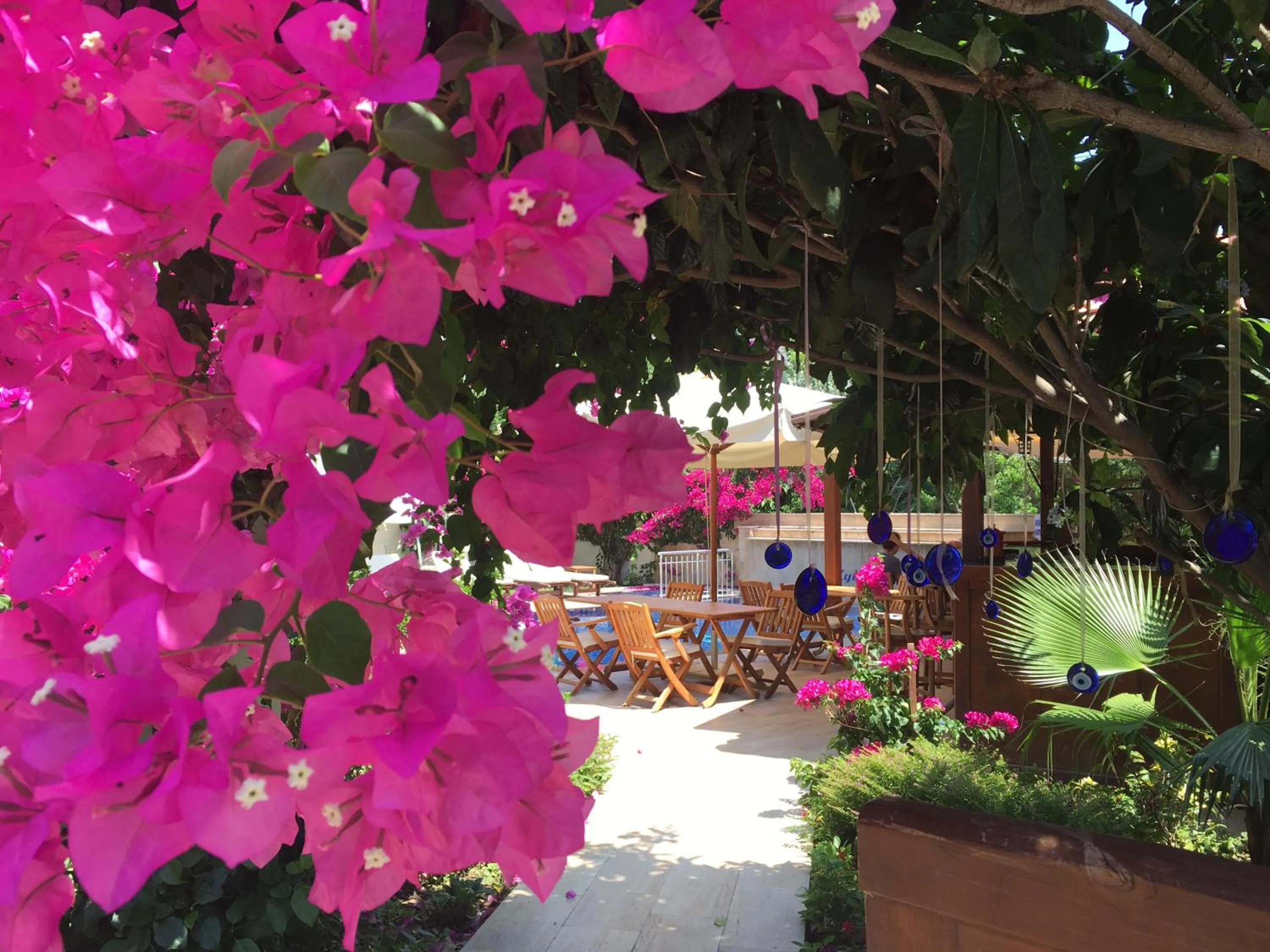 Garden view in Kybele Hotel Gocek