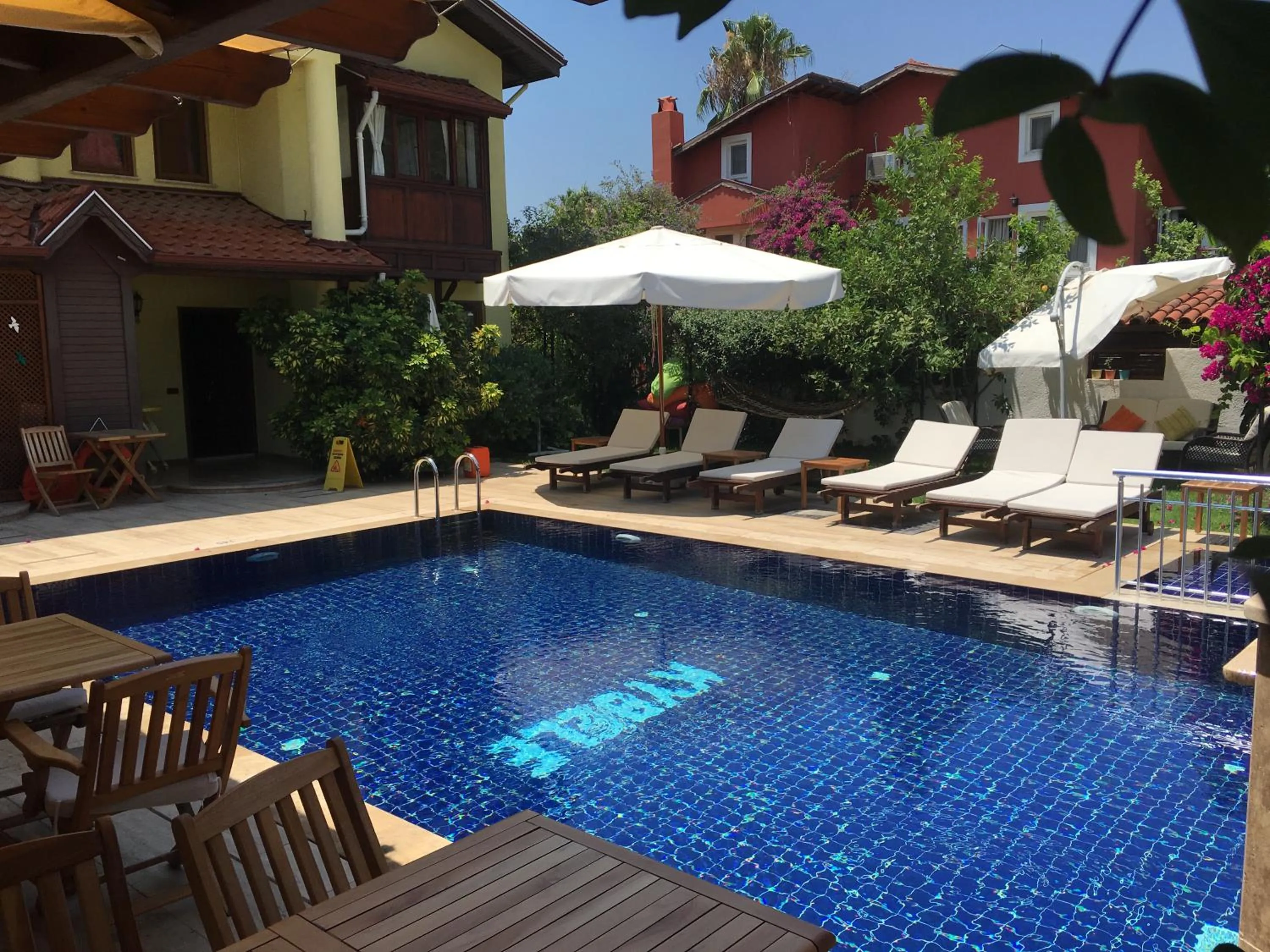 Pool view in Kybele Hotel Gocek