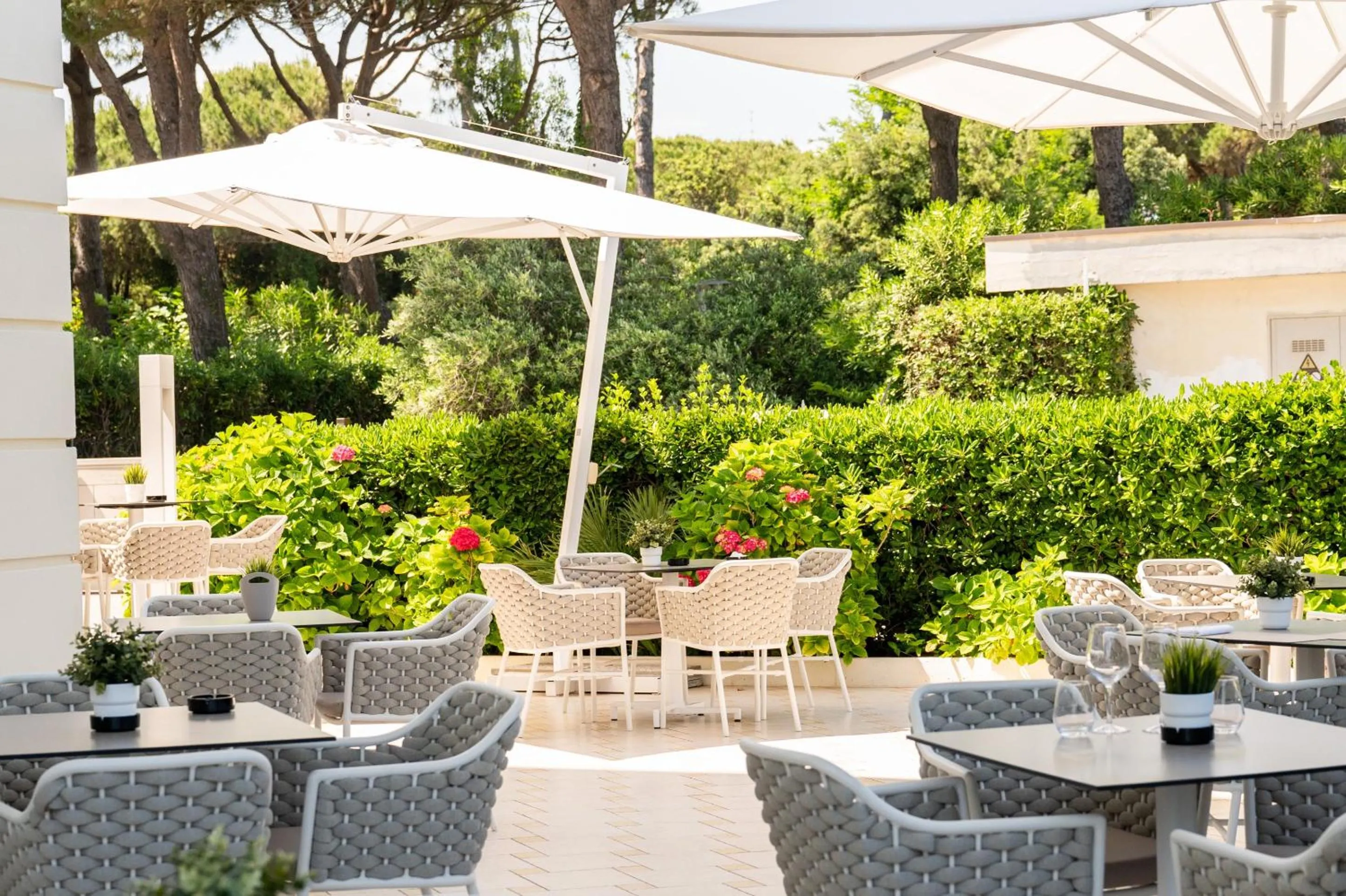 Patio in Hotel Riviera