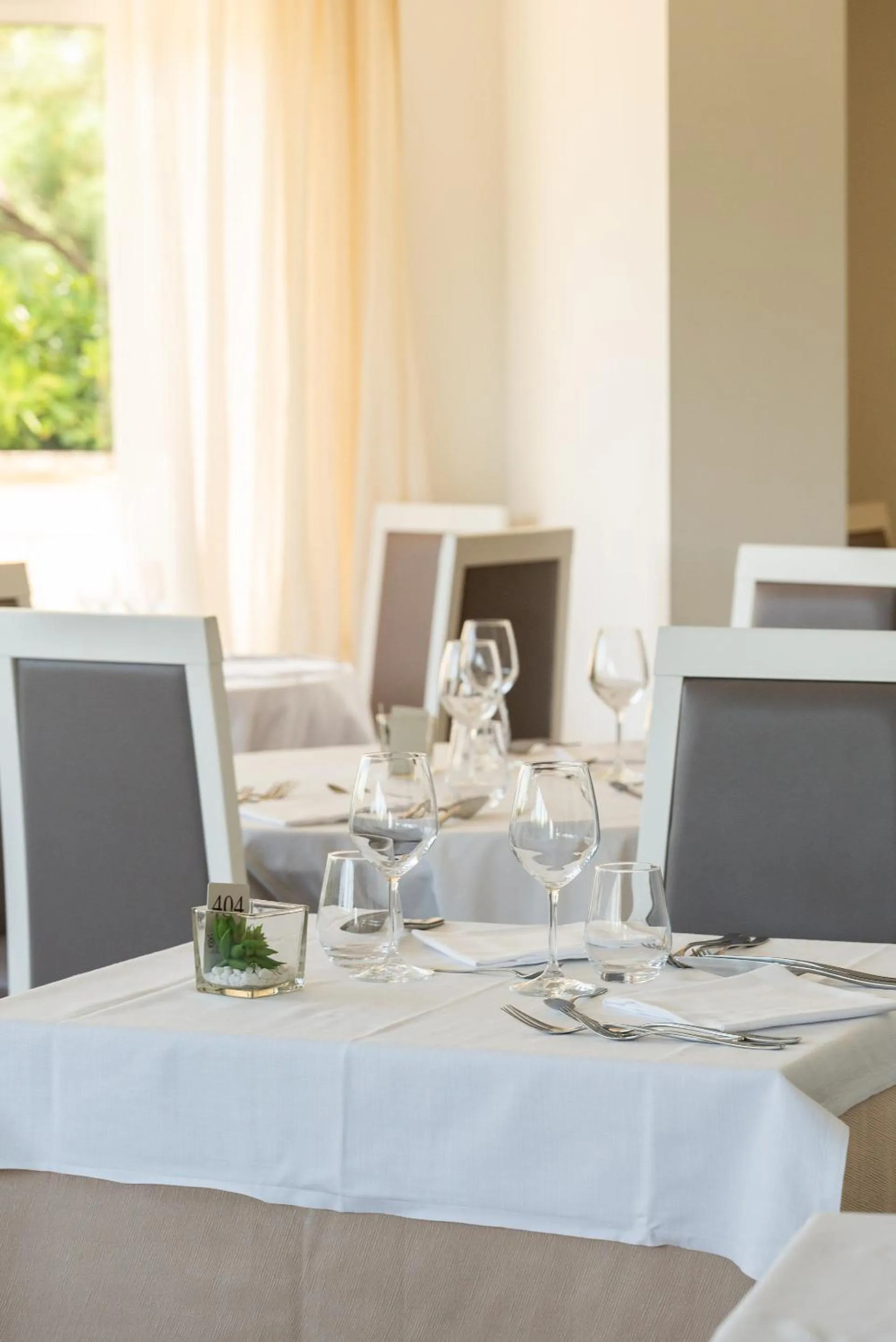 Dining area in Hotel Riviera