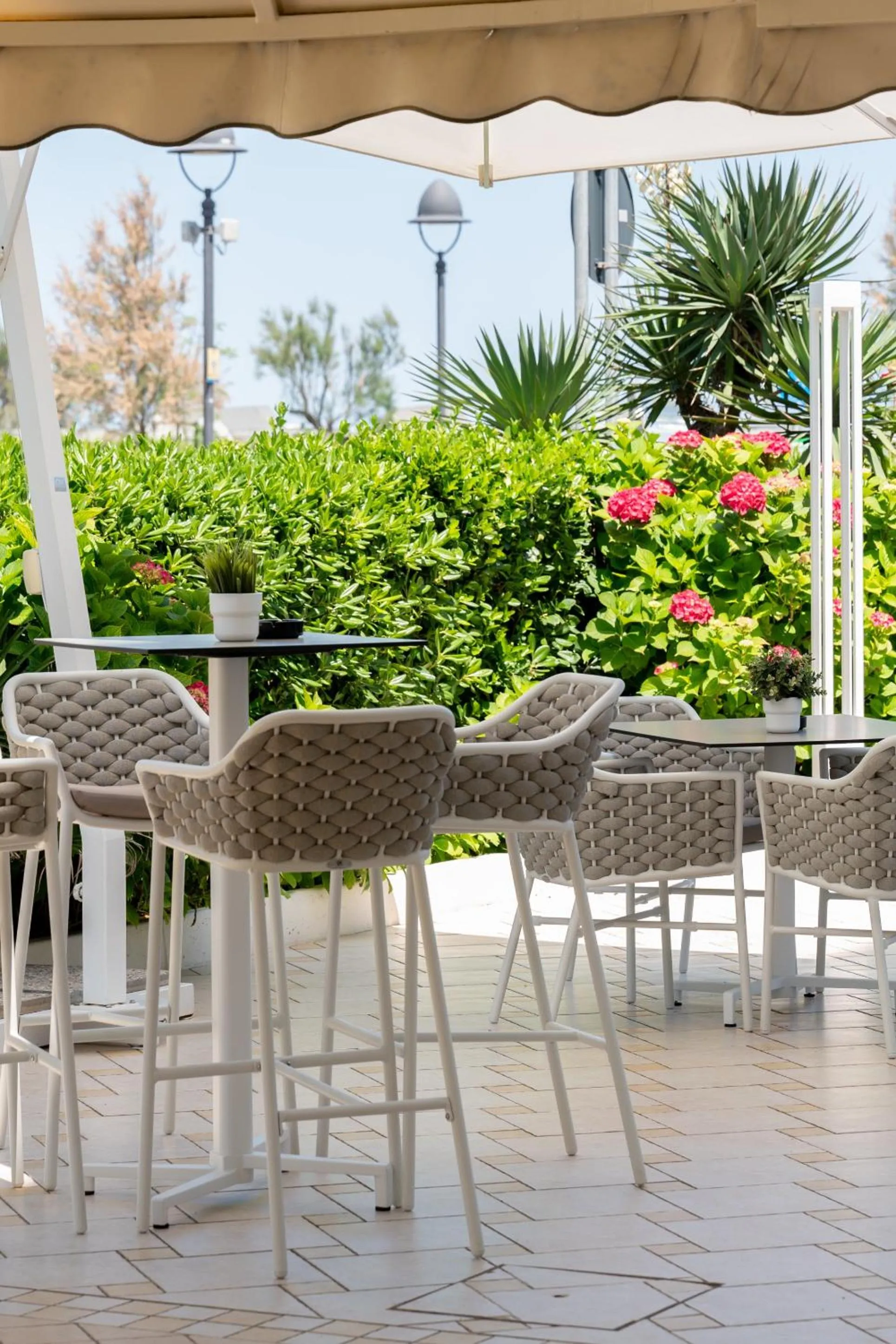Patio in Hotel Riviera