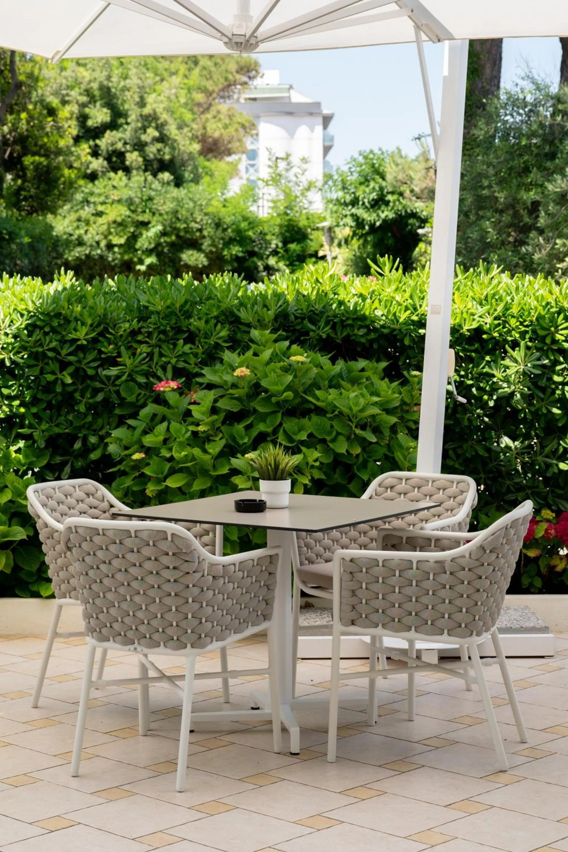 Patio in Hotel Riviera