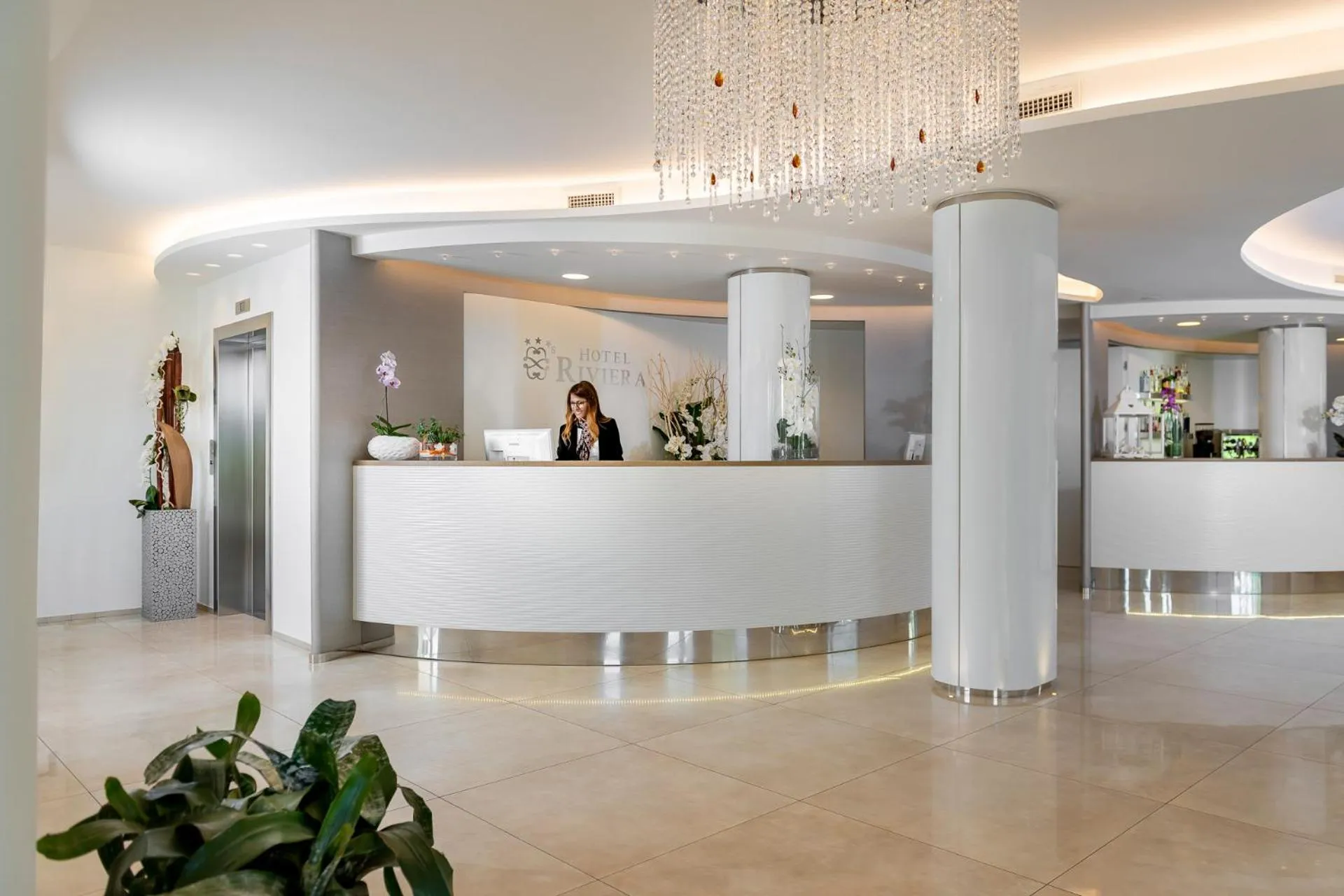Lobby or reception in Hotel Riviera