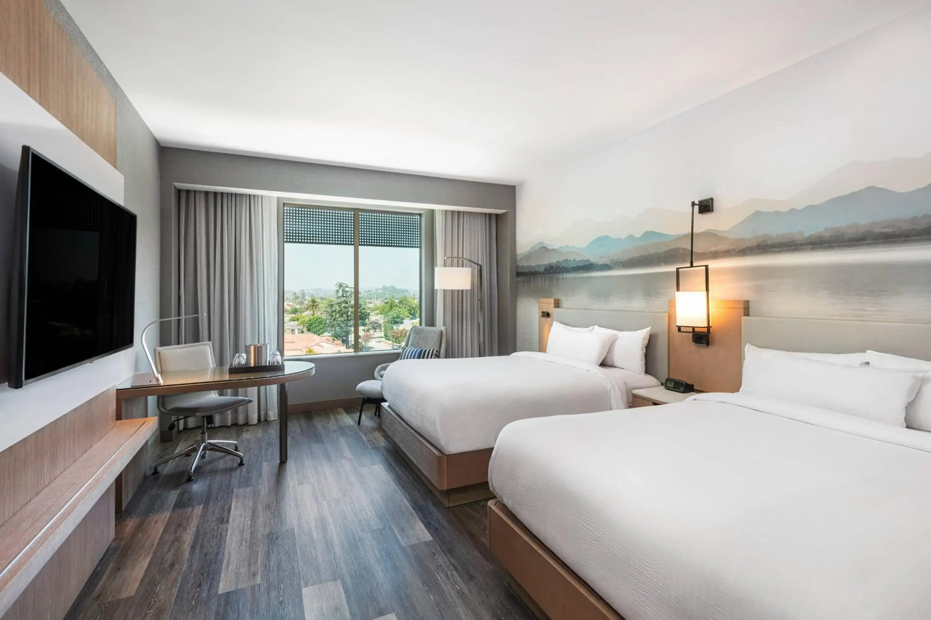 Standard Queen Room with Two Queen Beds - Hearing Accessible in Courtyard by Marriott Los Angeles Monterey Park Standard Queen Room with Two Queen Beds - Hearing Accessible in Courtyard by Marriott Los Angeles Monterey Park