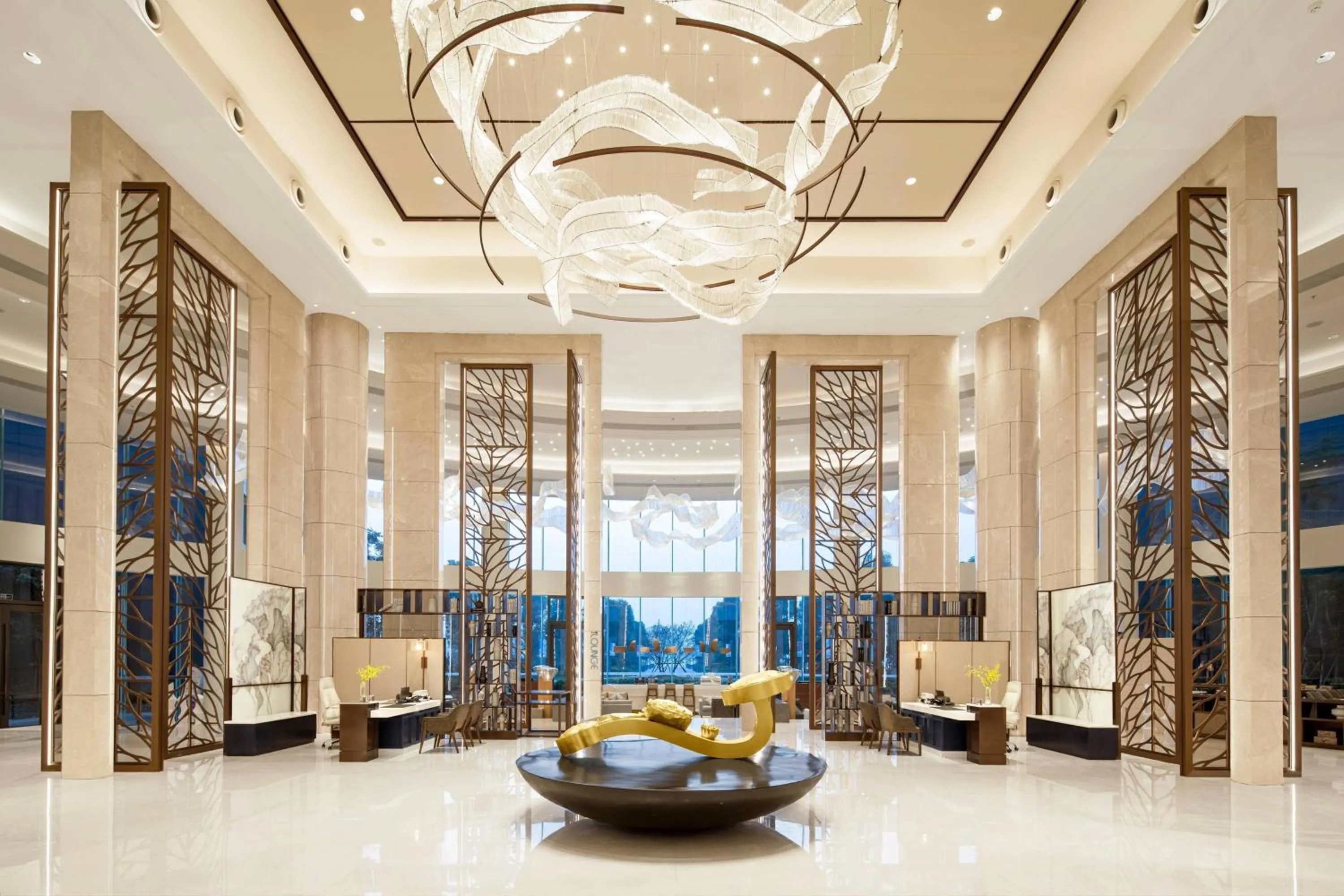 Lobby or reception in Suining Marriott Hotel