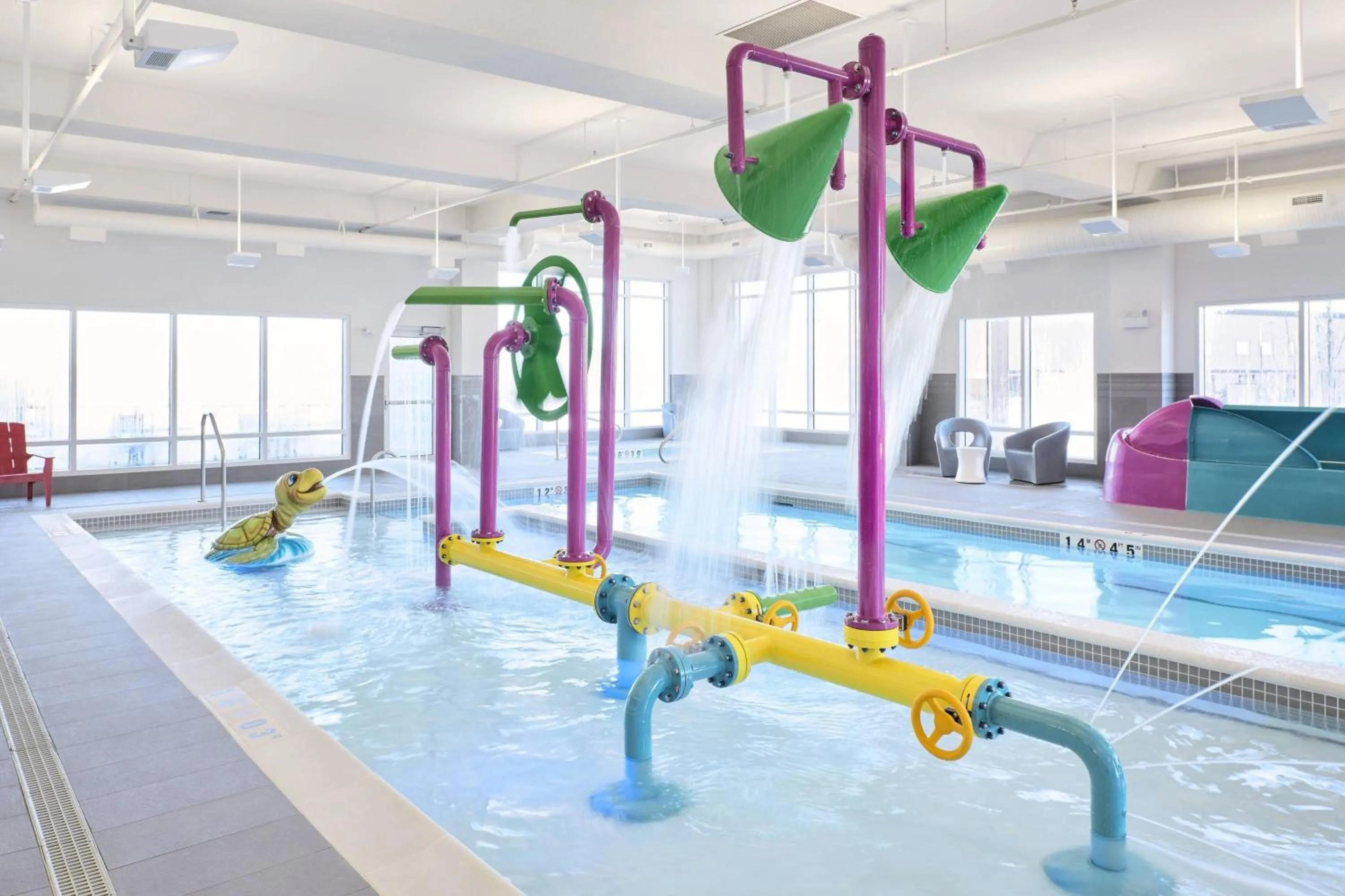 Swimming pool in TownePlace Suites by Marriott Medicine Hat