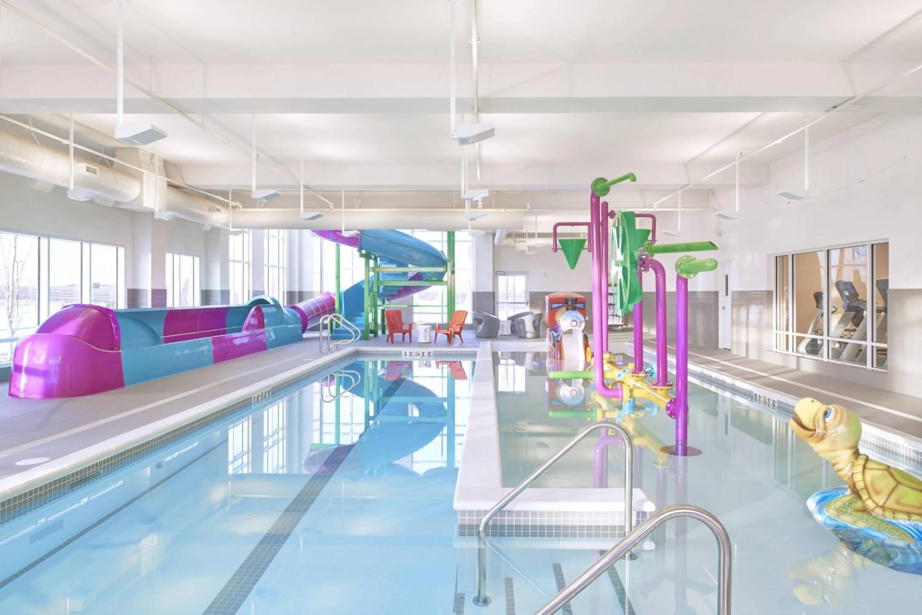 Swimming pool in TownePlace Suites by Marriott Medicine Hat