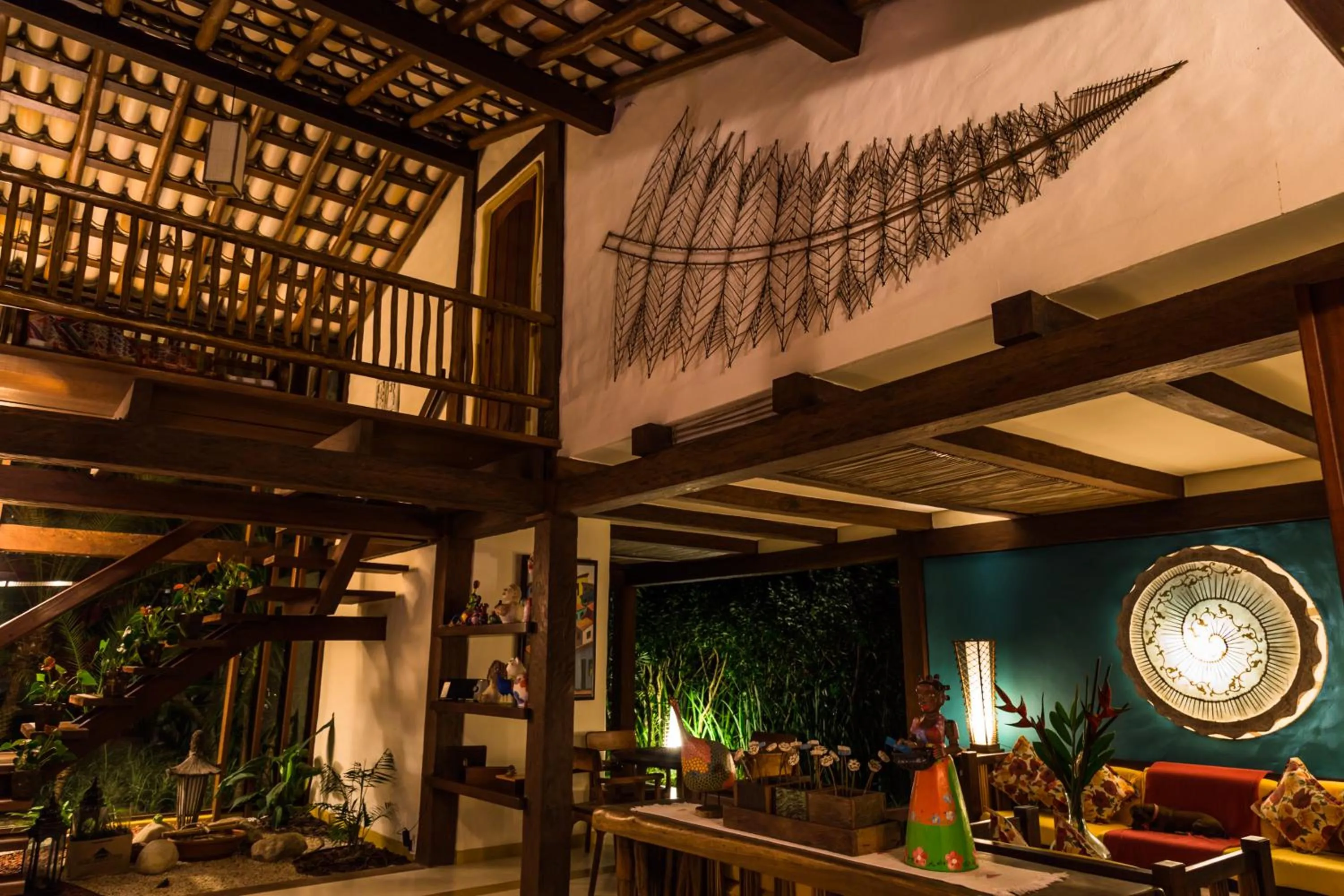 Lobby or reception in Pousada Enseada do Espelho