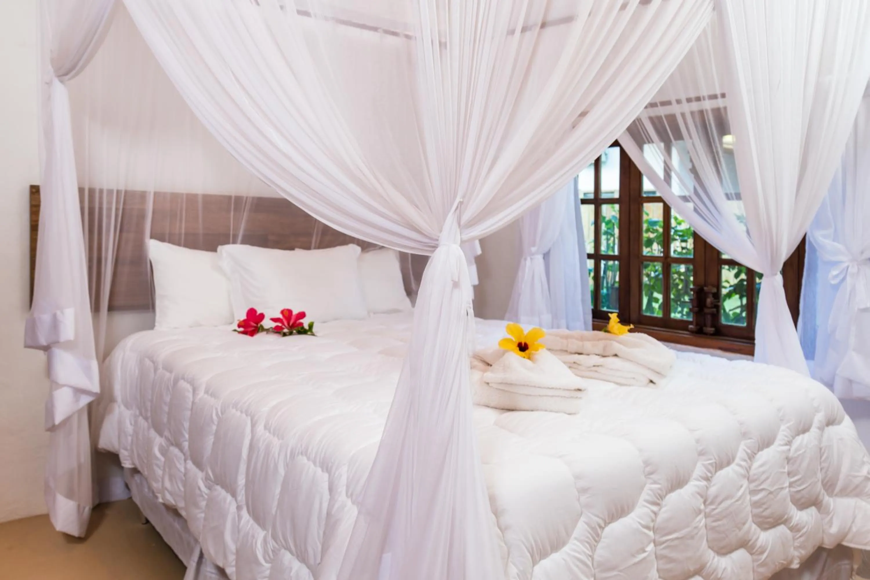 Bedroom, Bed in Pousada Enseada do Espelho