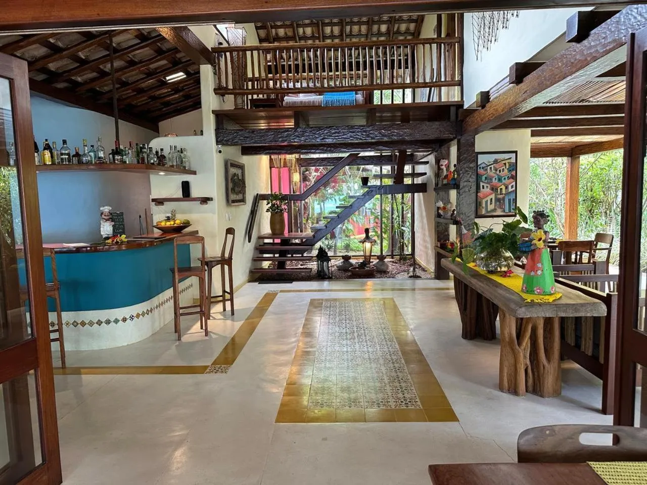 Lobby or reception in Pousada Enseada do Espelho