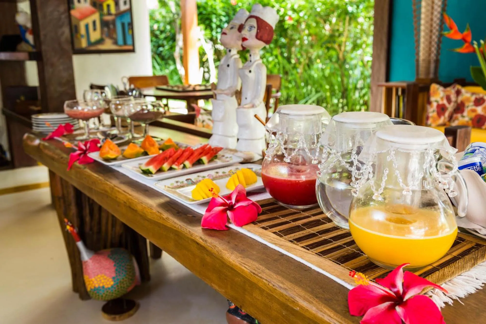 Breakfast in Pousada Enseada do Espelho