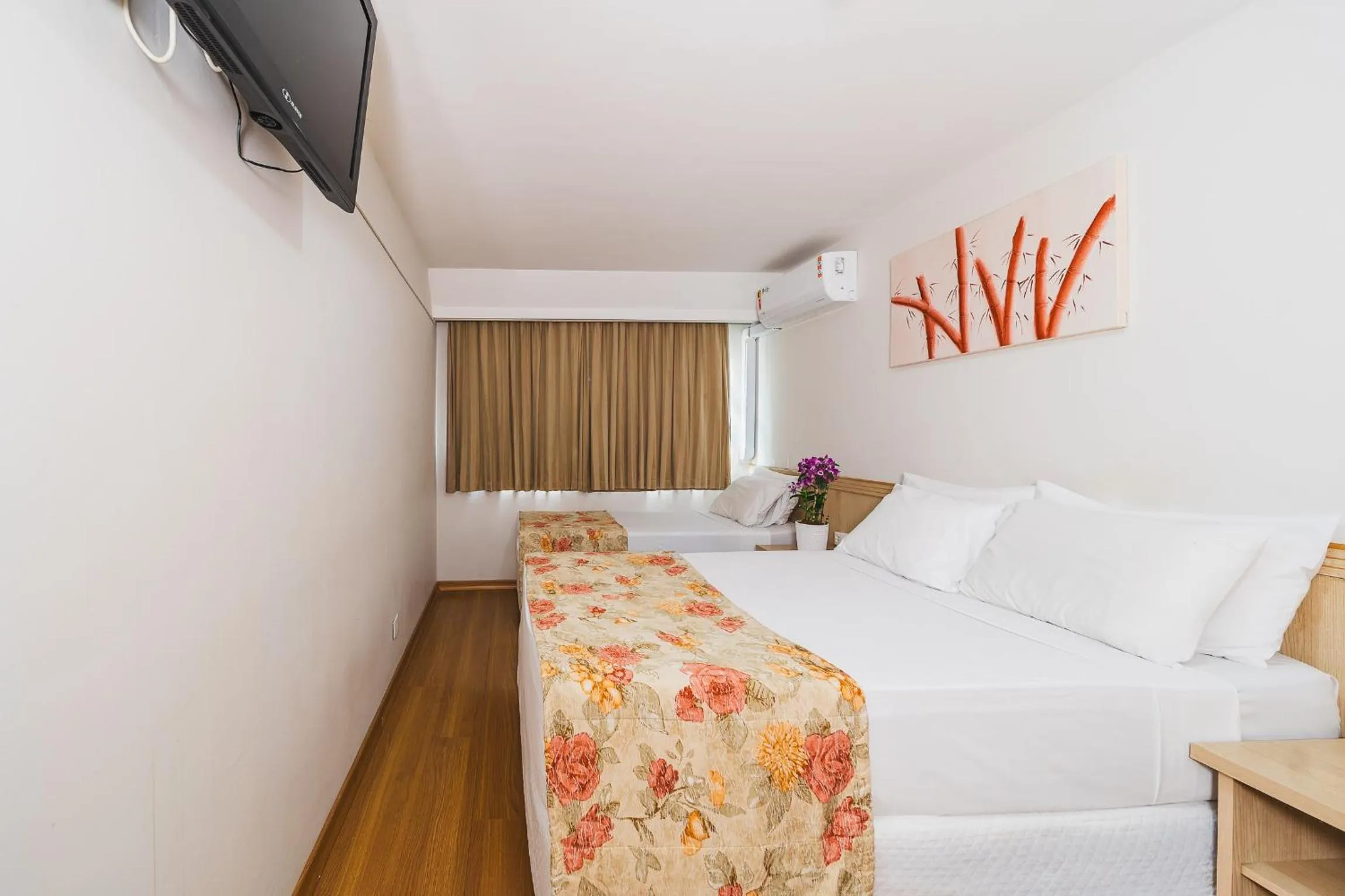 Bedroom, Bed in Hotel Golden Park Curitiba By Nacional Inn