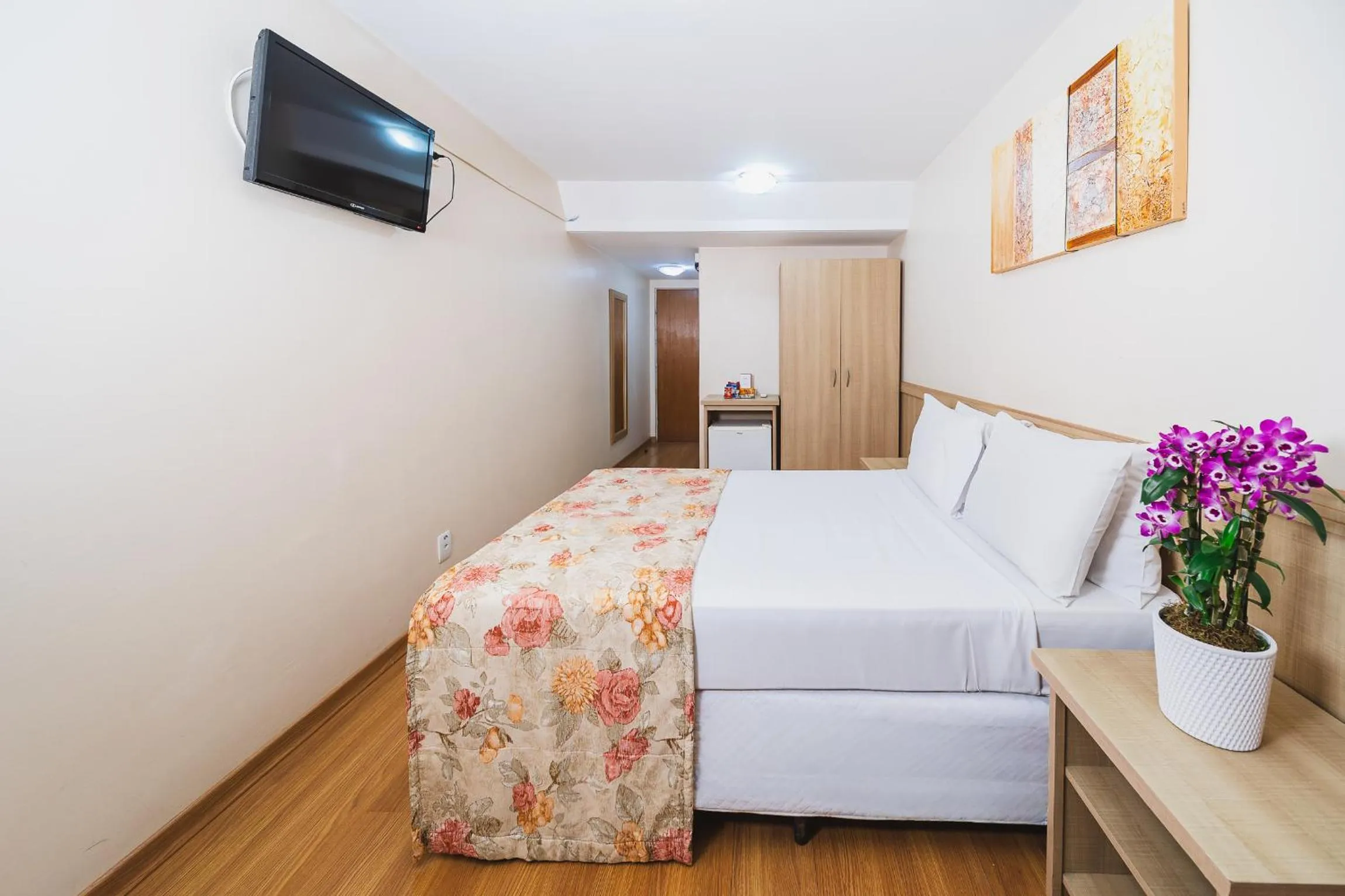 Bedroom, Bed in Hotel Golden Park Curitiba By Nacional Inn