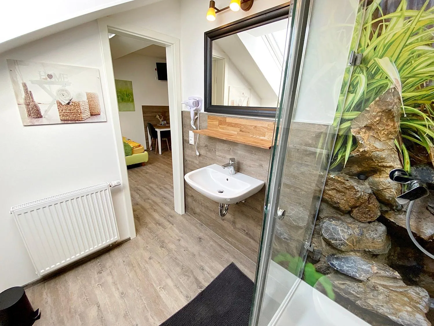 Bathroom in Seehaus Mamming - Hotel - Schlaffässer - Biergarten - Camping