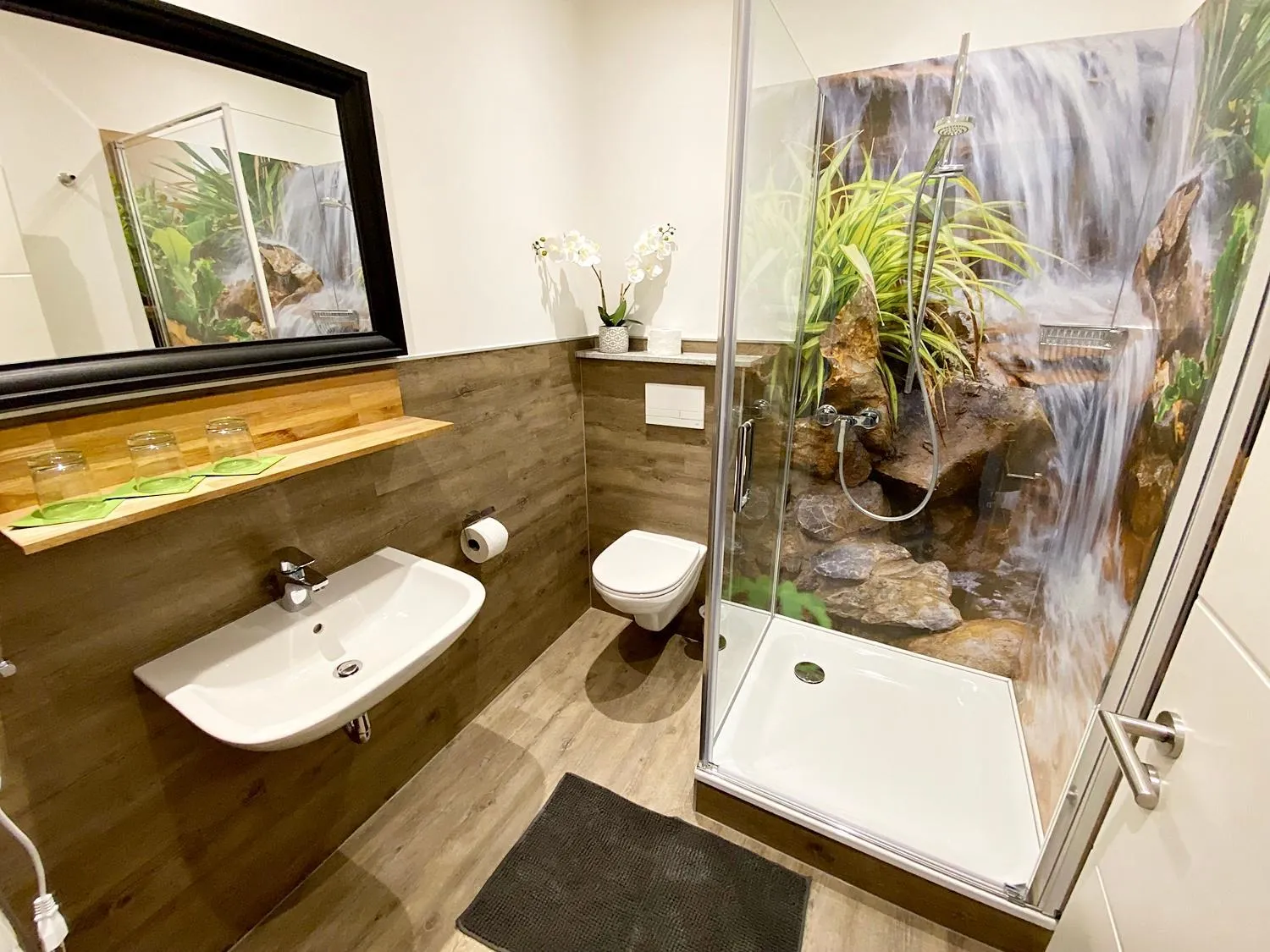 Bathroom in Seehaus Mamming - Hotel - Schlaffässer - Biergarten - Camping