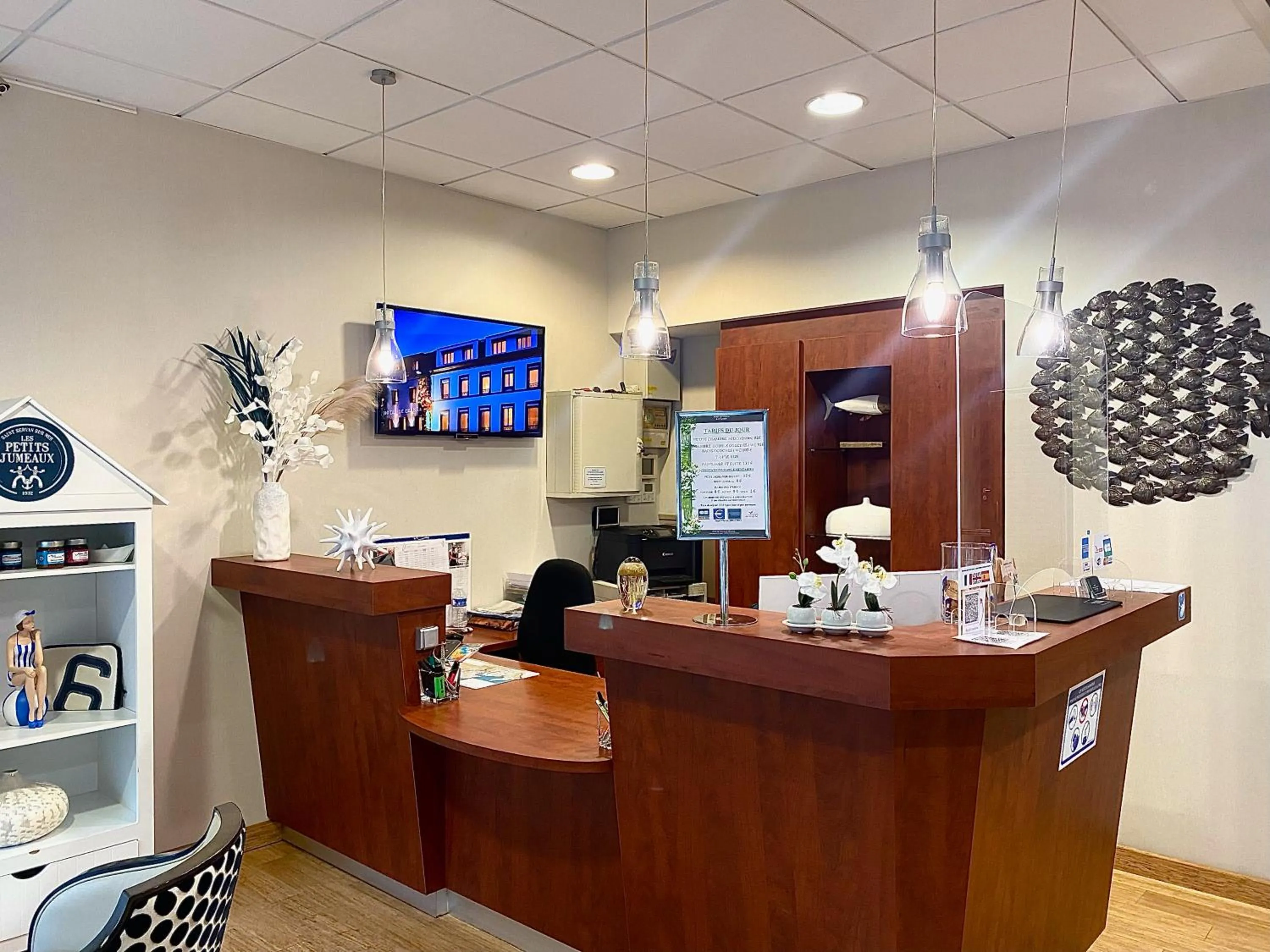 Lobby or reception in Cit'Hotel Hôtel de France et d'Europe
