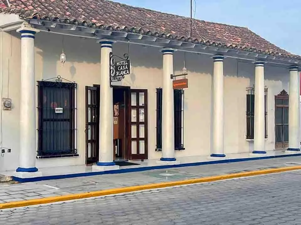 Property building in Hotel Casa Blanca