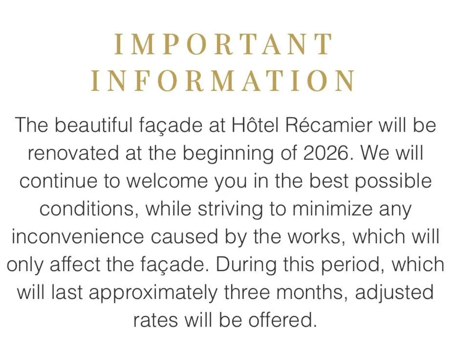 Hôtel Recamier